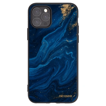 Picasee silikonski črni ovitek za Apple iPhone 11 Pro - Blue