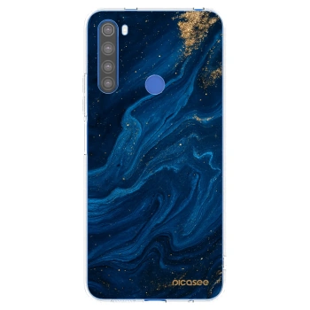 Picasee silikonski prozorni ovitek za Xiaomi Redmi Note 8T - Blue