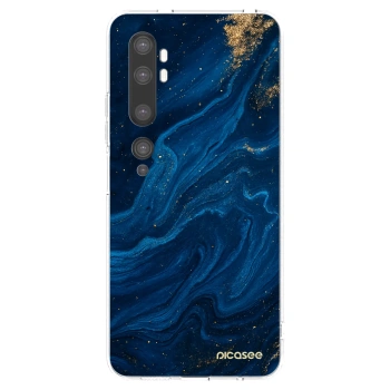 Picasee silikonski prozorni ovitek za Xiaomi Mi Note 10 (Pro) - Blue