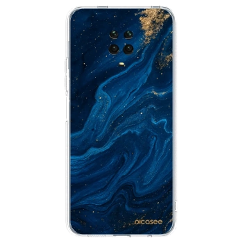 Picasee silikonski prozorni ovitek za Xiaomi Redmi Note 9S - Blue