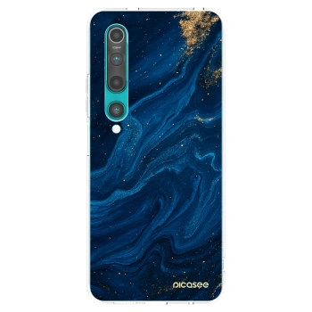 Picasee silikonski prozorni ovitek za Xiaomi Mi 10 - Blue