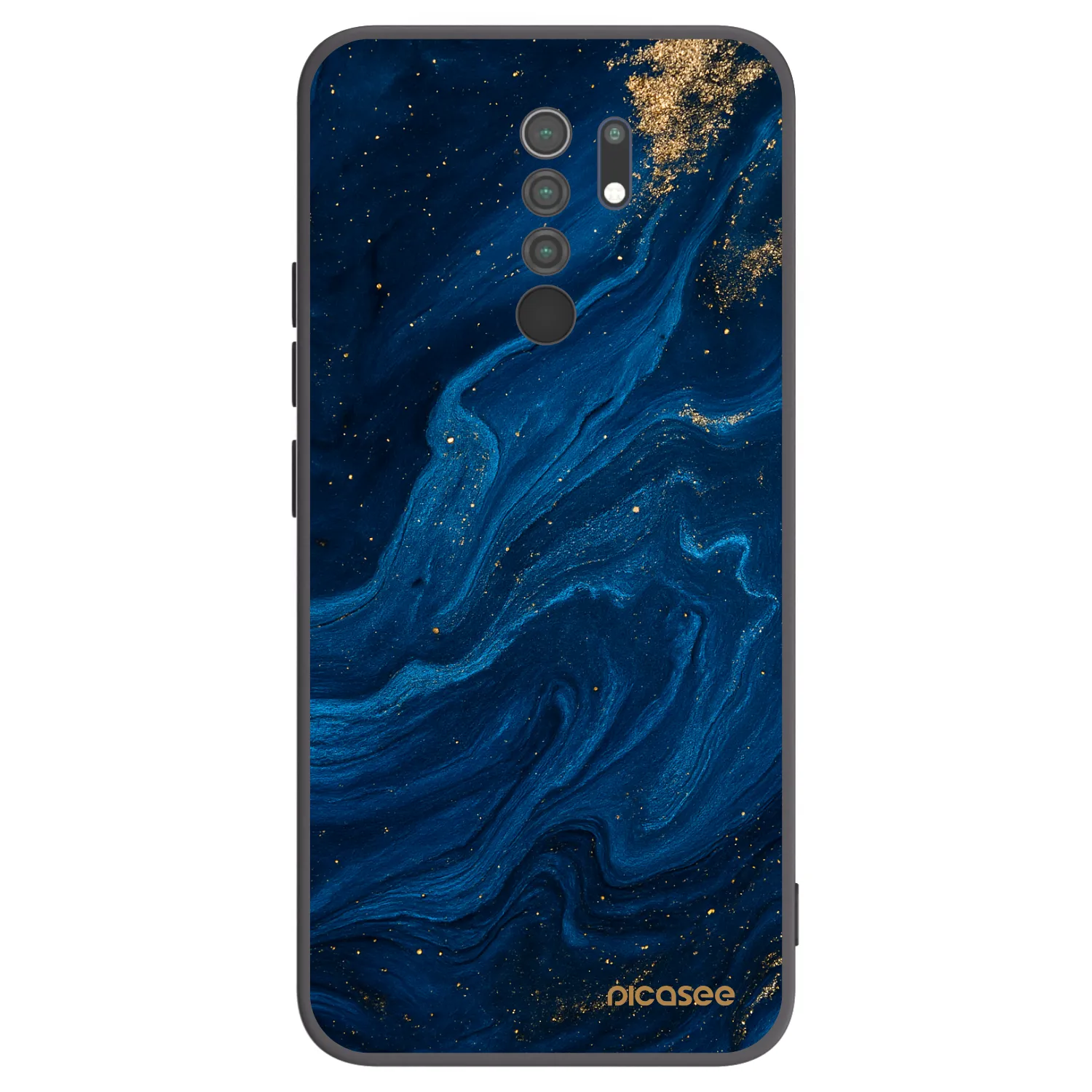 Picasee silikonski črni ovitek za Xiaomi Redmi 9 - Blue