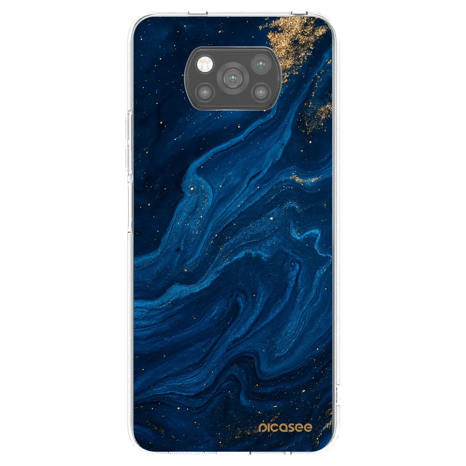 Picasee silikonski črni ovitek za Xiaomi Poco X3 - Blue