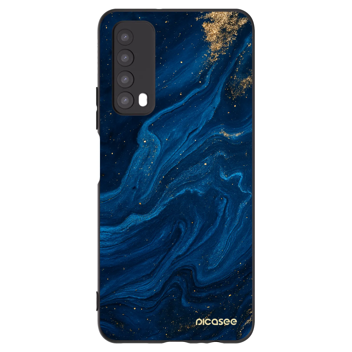 Picasee silikonski črni ovitek za Huawei P Smart 2021 - Blue
