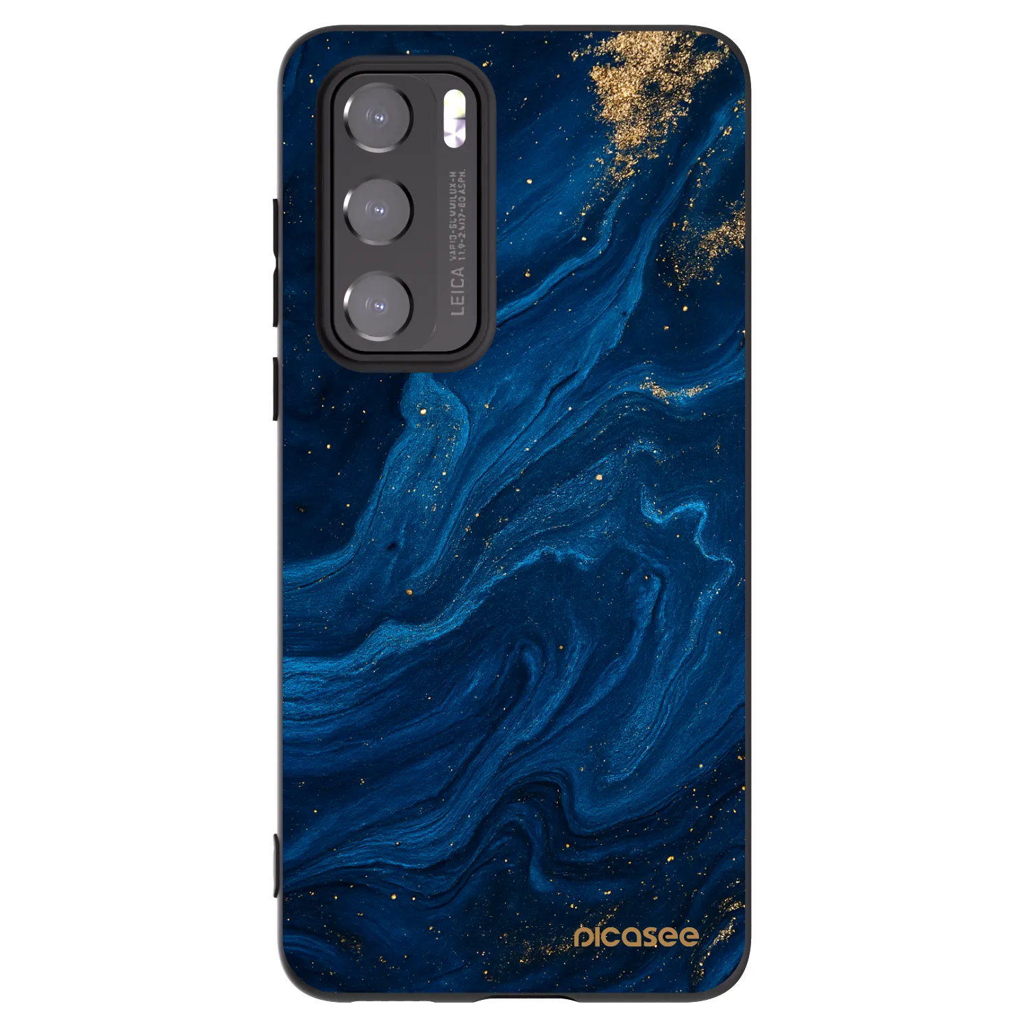 Picasee silikonski črni ovitek za Huawei P40 - Blue