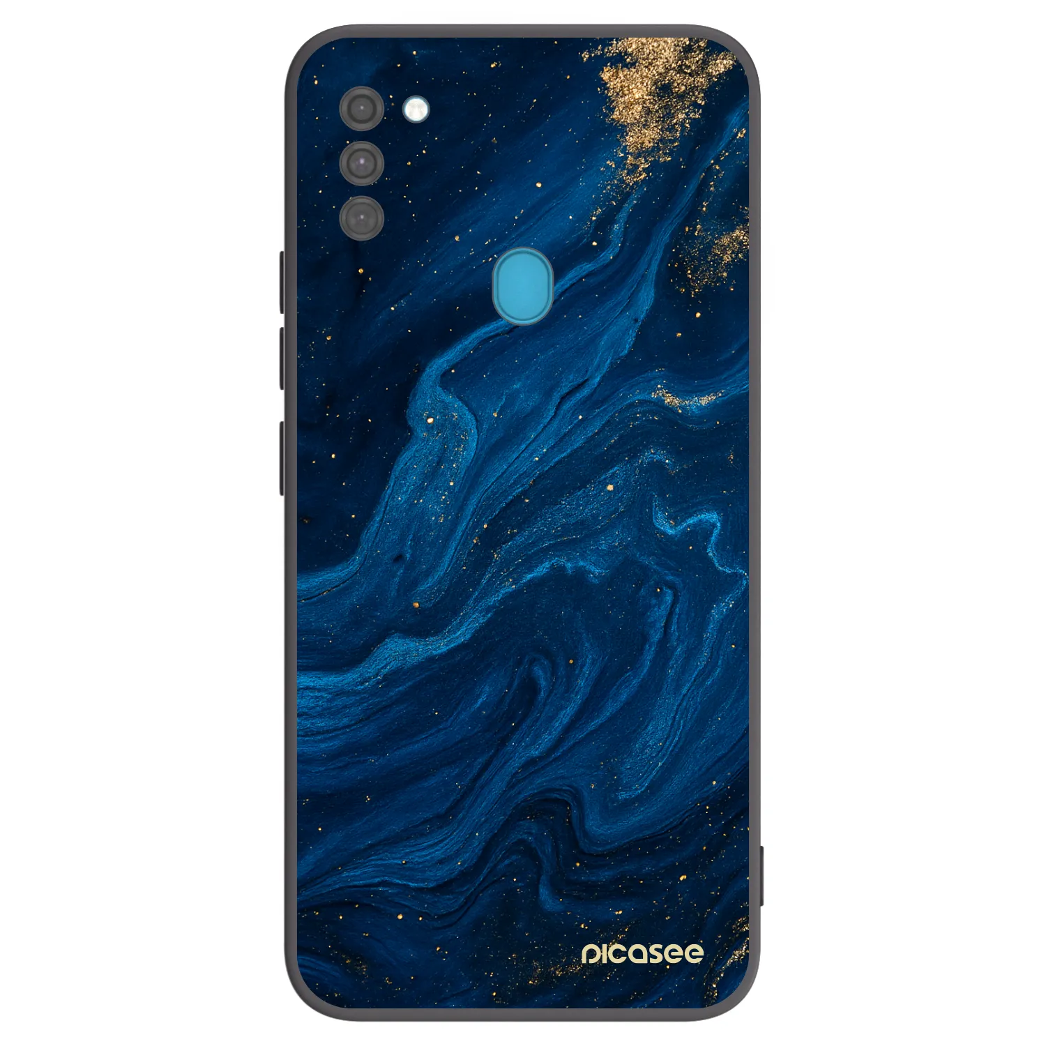 Picasee silikonski črni ovitek za Samsung Galaxy M11 - Blue