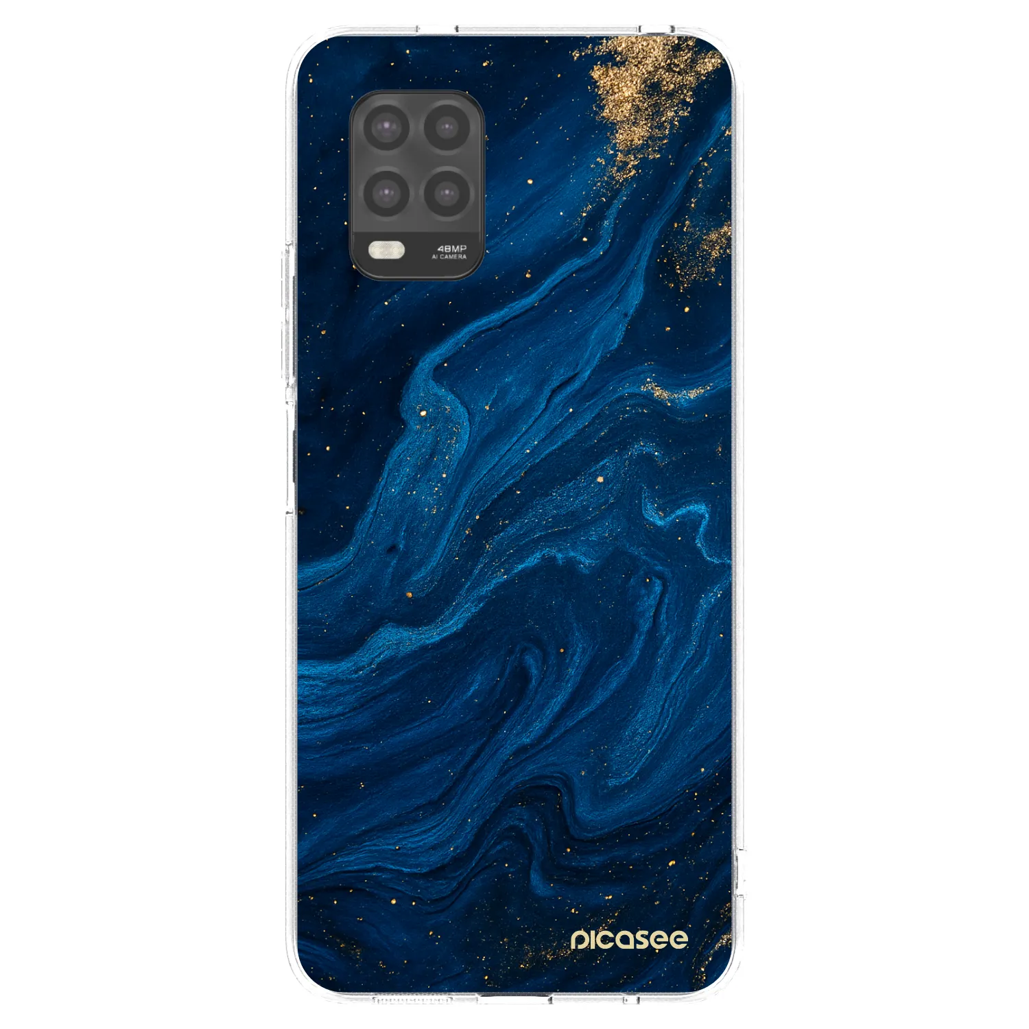 Picasee silikonski prozorni ovitek za Xiaomi Mi 10 Lite - Blue