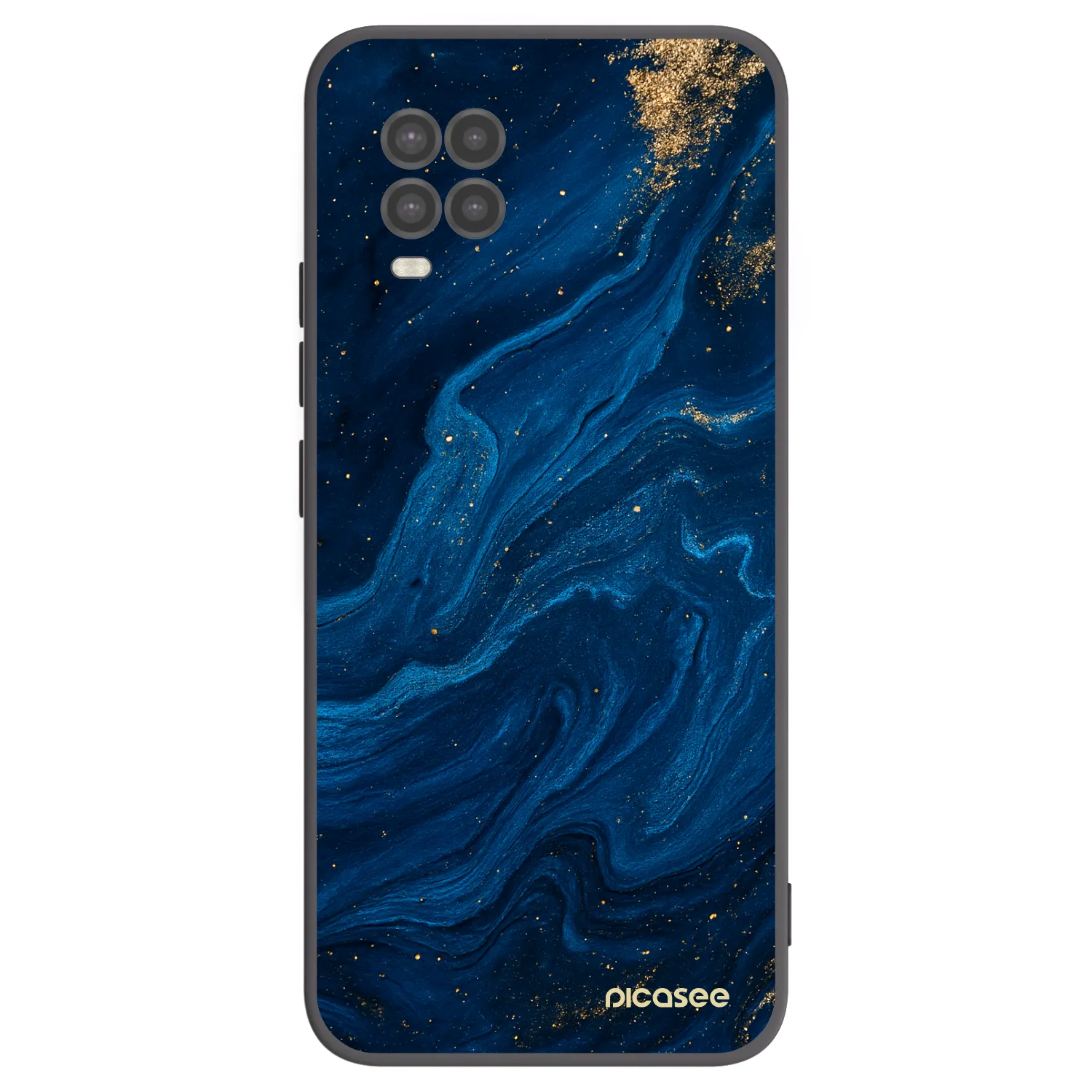 Picasee silikonski črni ovitek za Xiaomi Mi 10 Lite - Blue