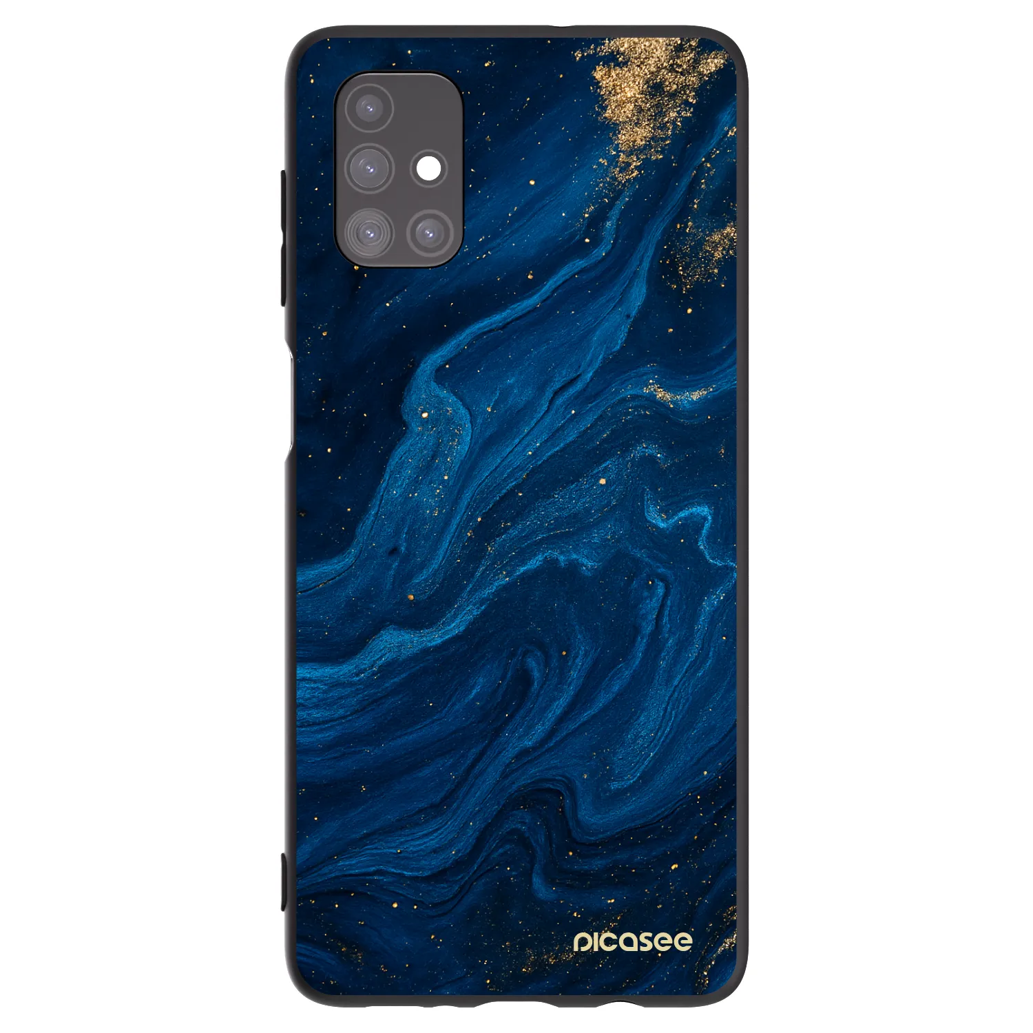 Picasee silikonski črni ovitek za Samsung Galaxy M51 M515F - Blue