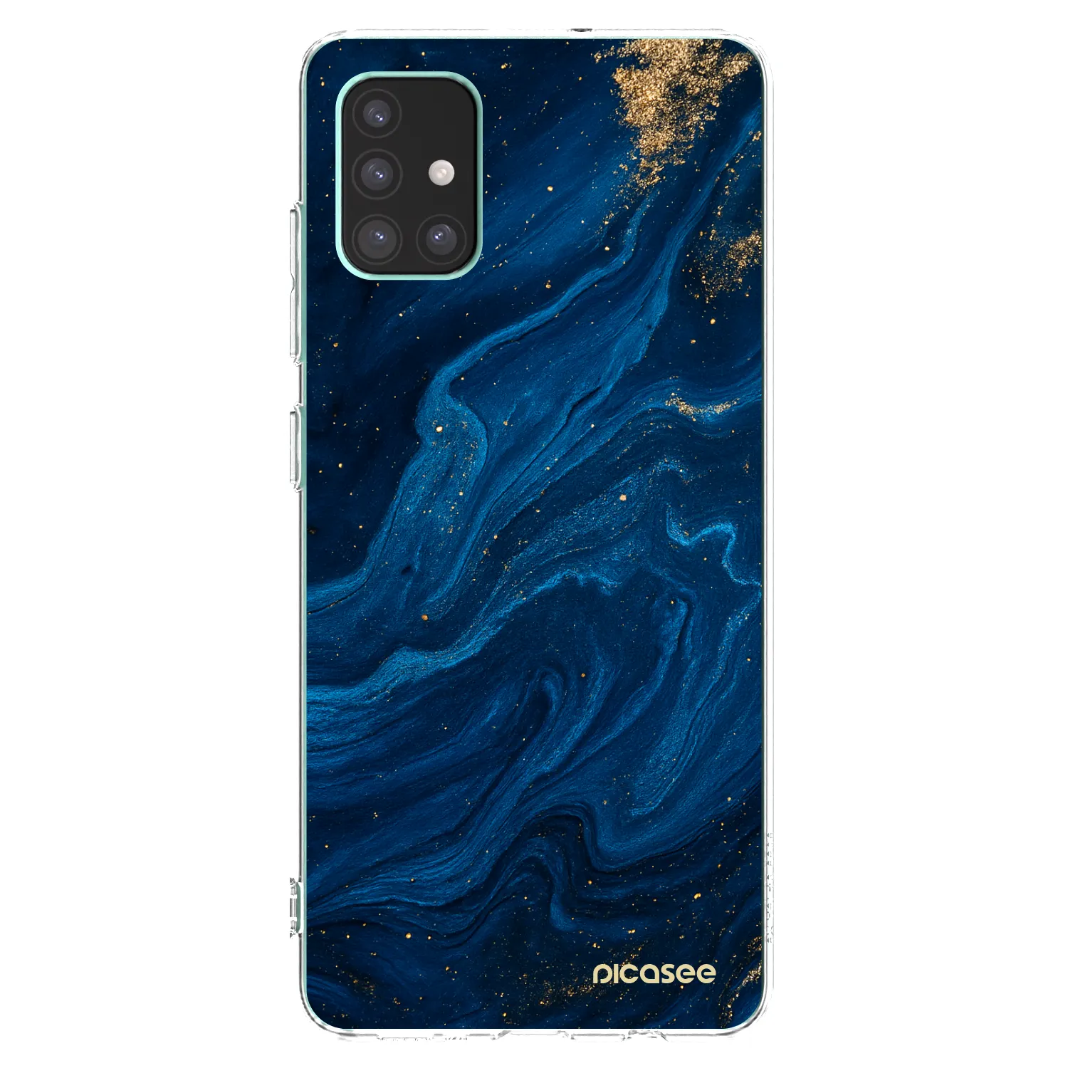 Picasee silikonski prozorni ovitek za Samsung Galaxy M51 M515F - Blue
