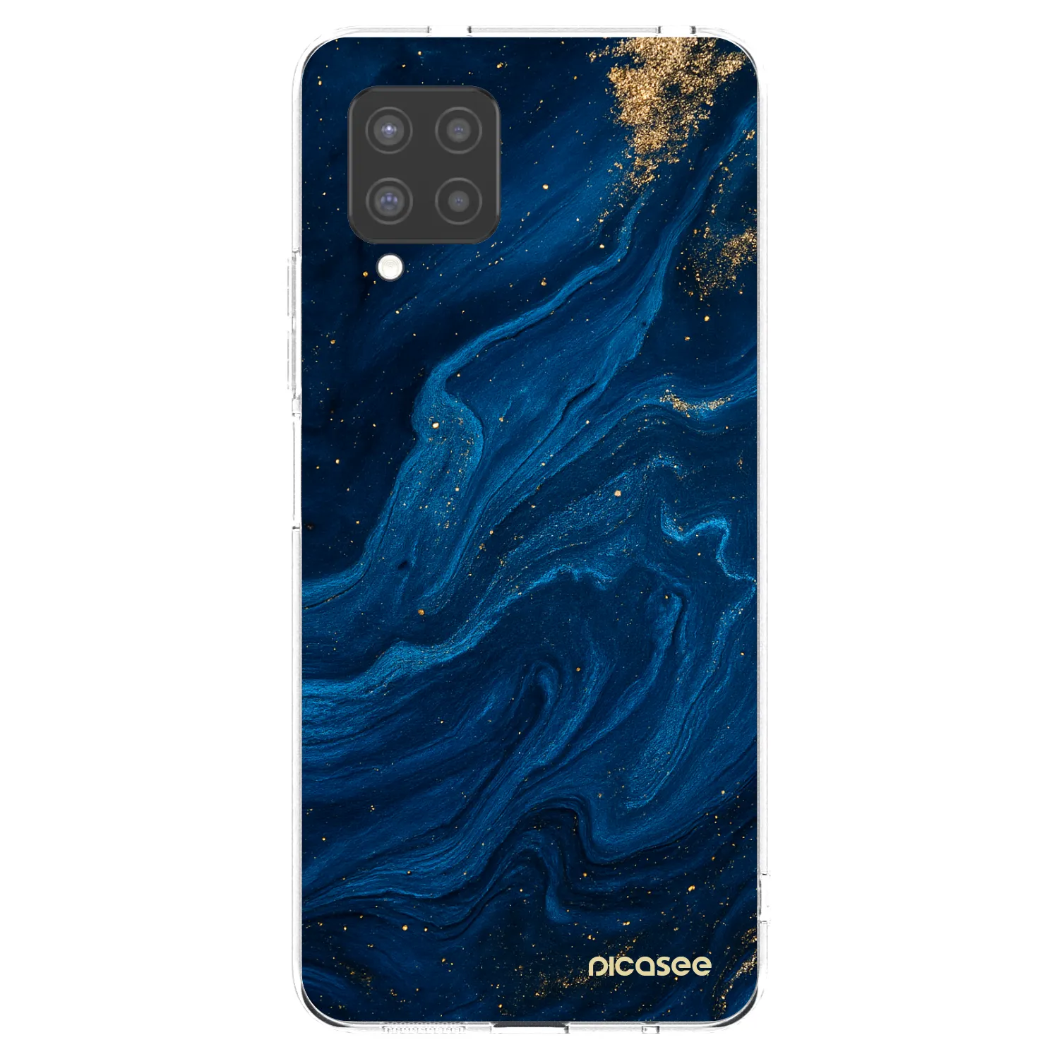 Picasee silikonski prozorni ovitek za Samsung Galaxy A42 A426B - Blue