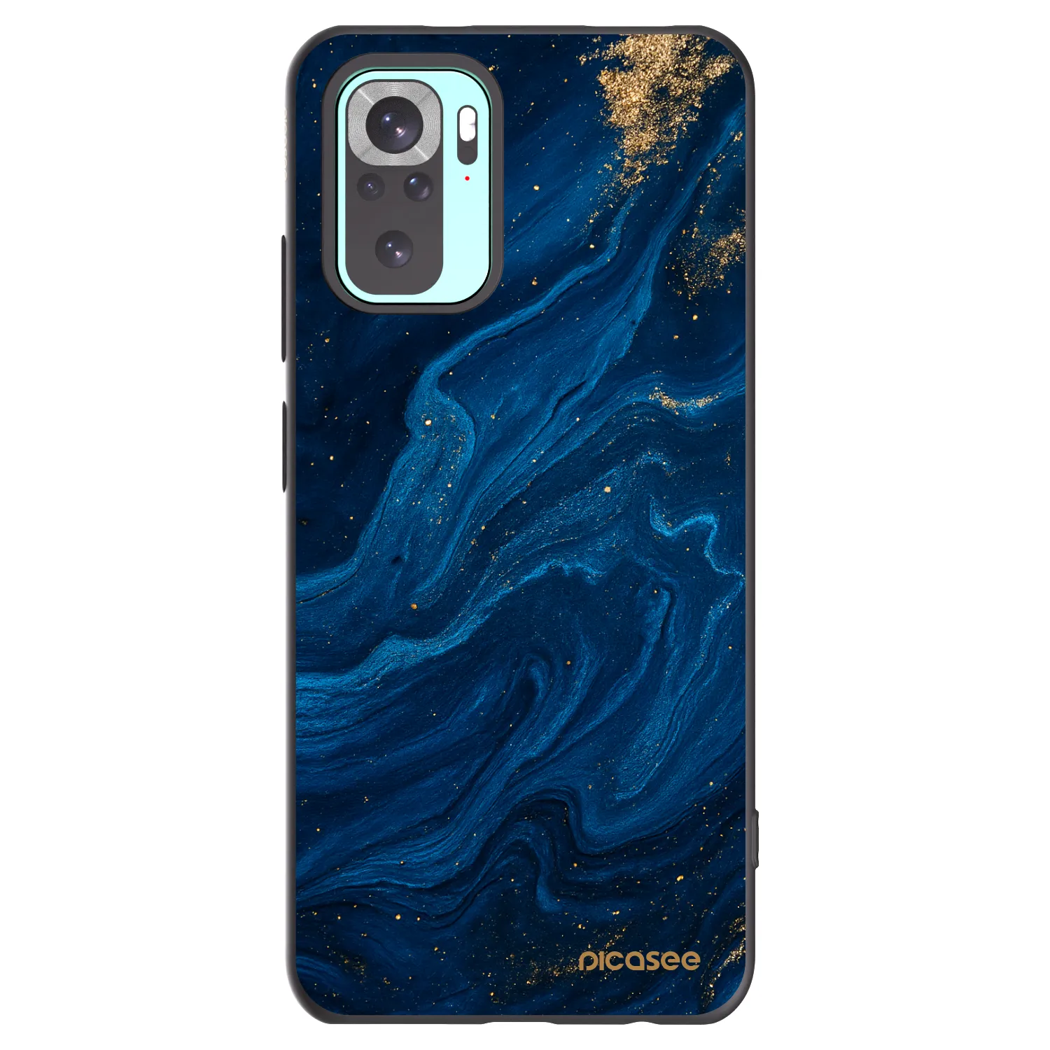 Picasee silikonski črni ovitek za Xiaomi Redmi Note 10 Pro - Blue