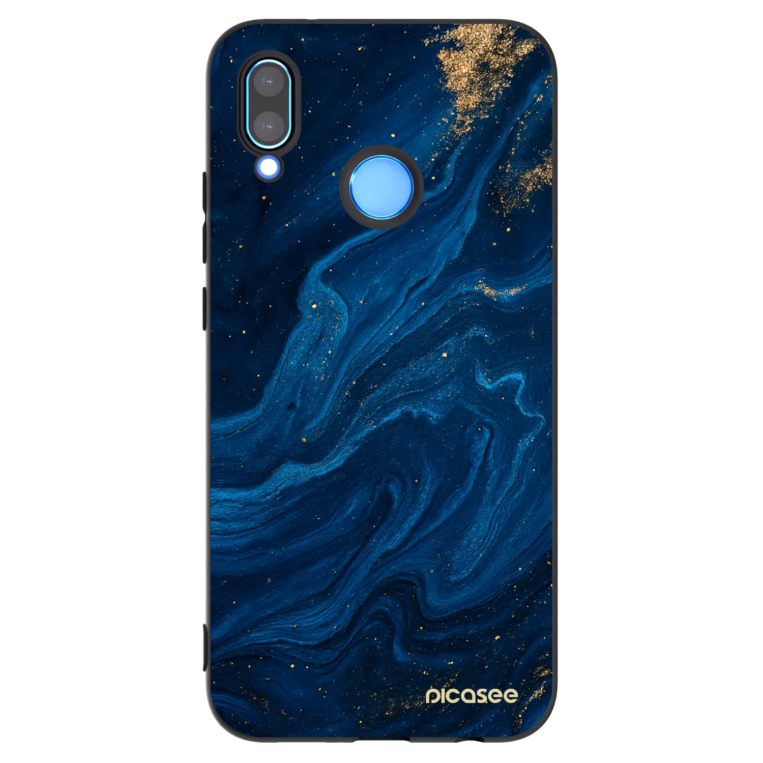 Picasee silikonski črni ovitek za Huawei P20 Lite - Blue