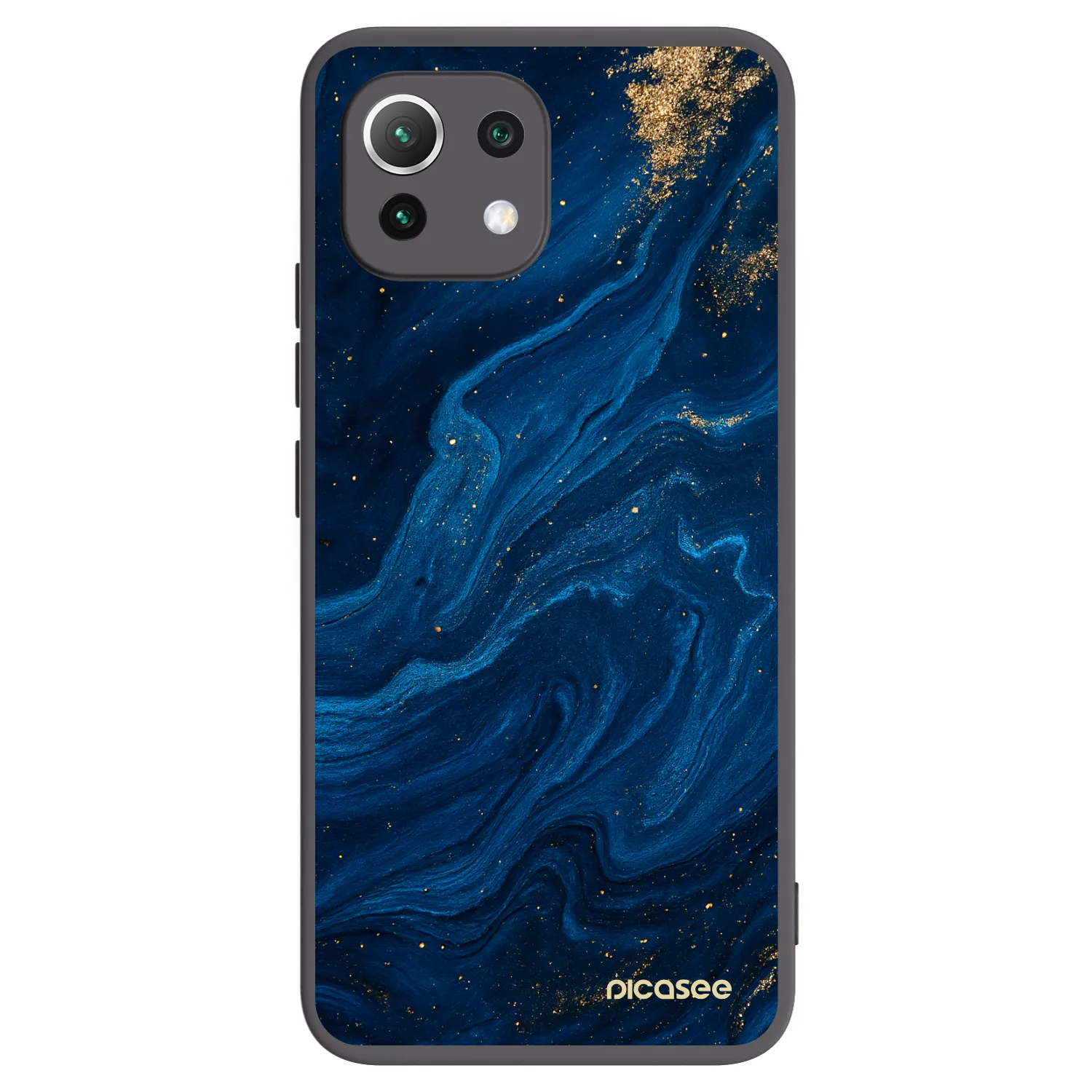 Picasee silikonski črni ovitek za Xiaomi Mi 11 Lite - Blue