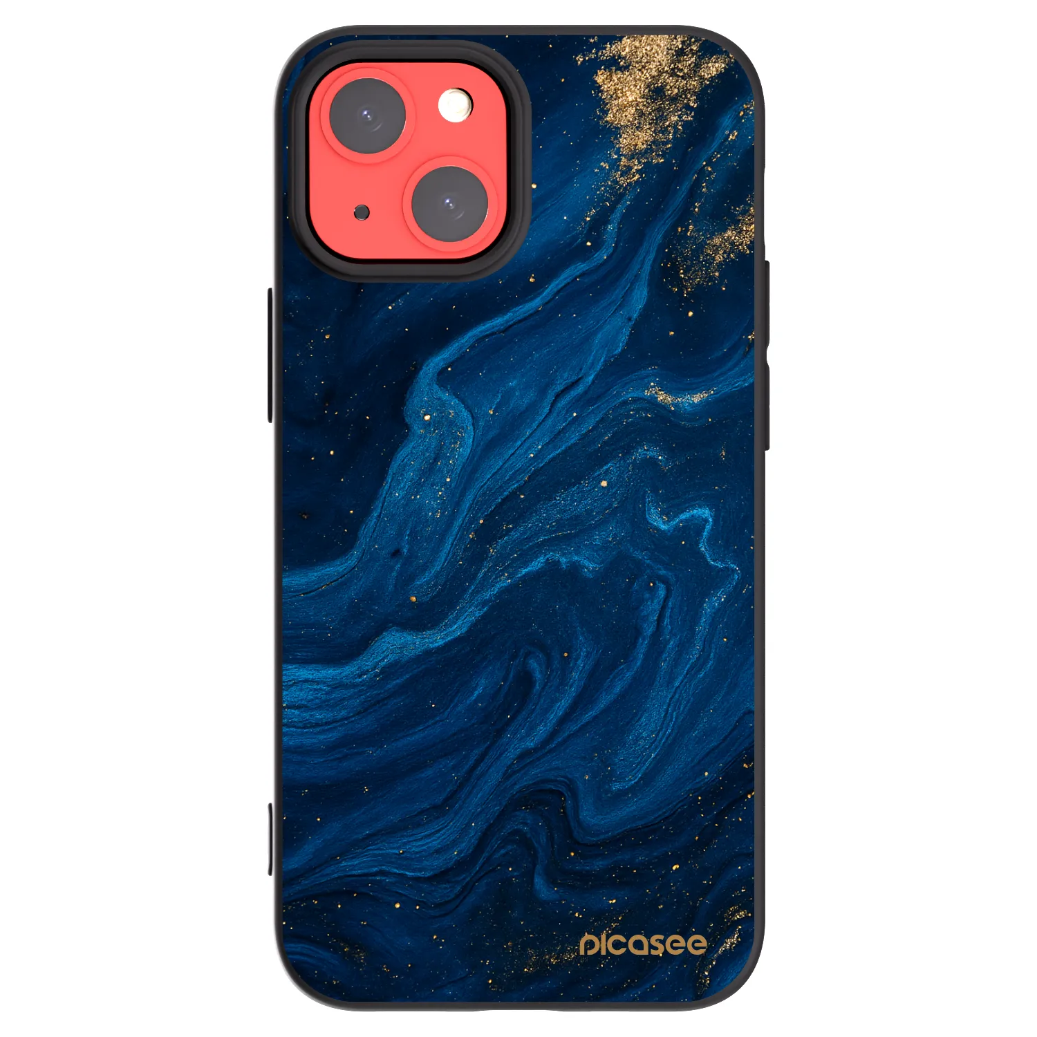 Picasee silikonski črni ovitek za Apple iPhone 13 mini - Blue