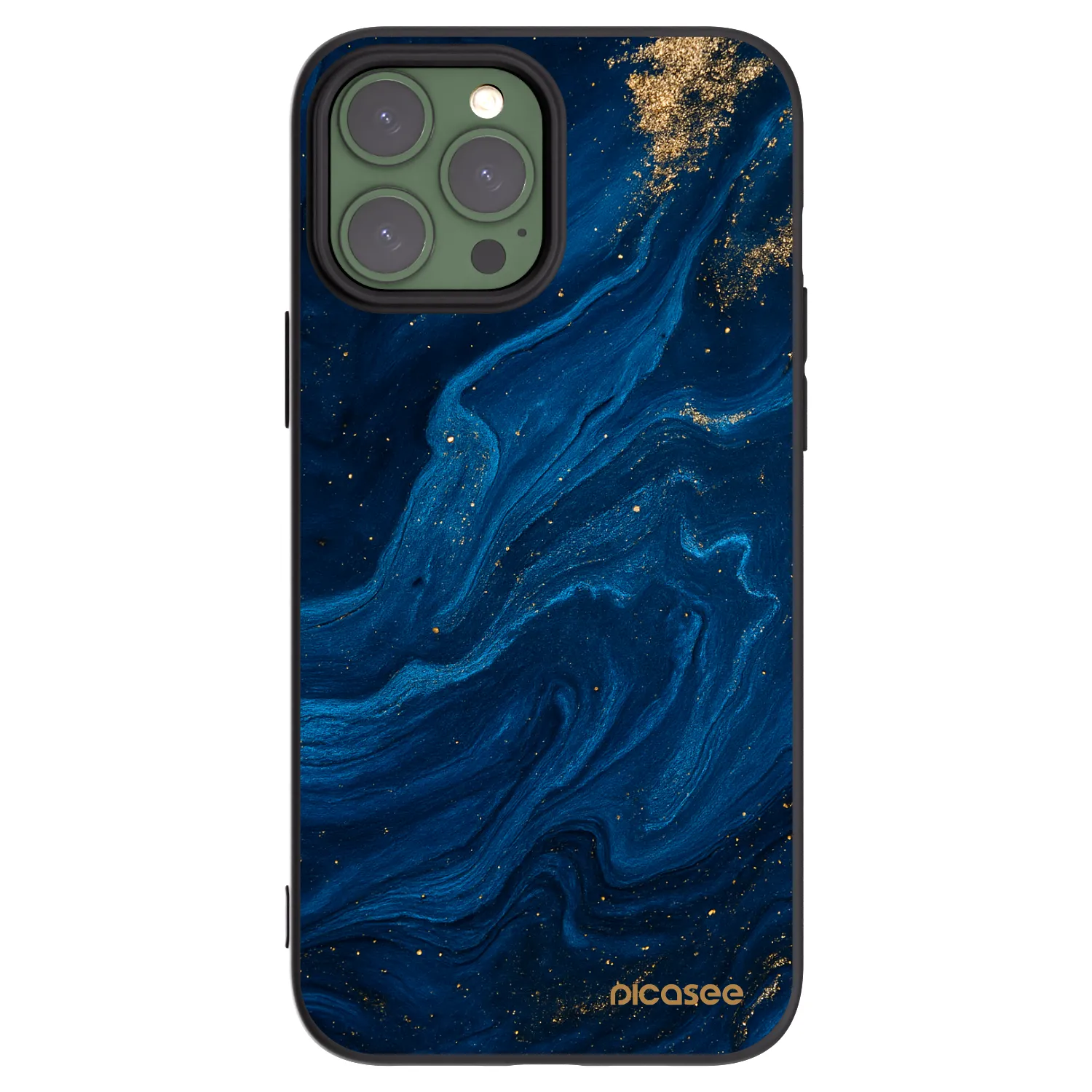 Picasee silikonski črni ovitek za Apple iPhone 13 Pro Max - Blue