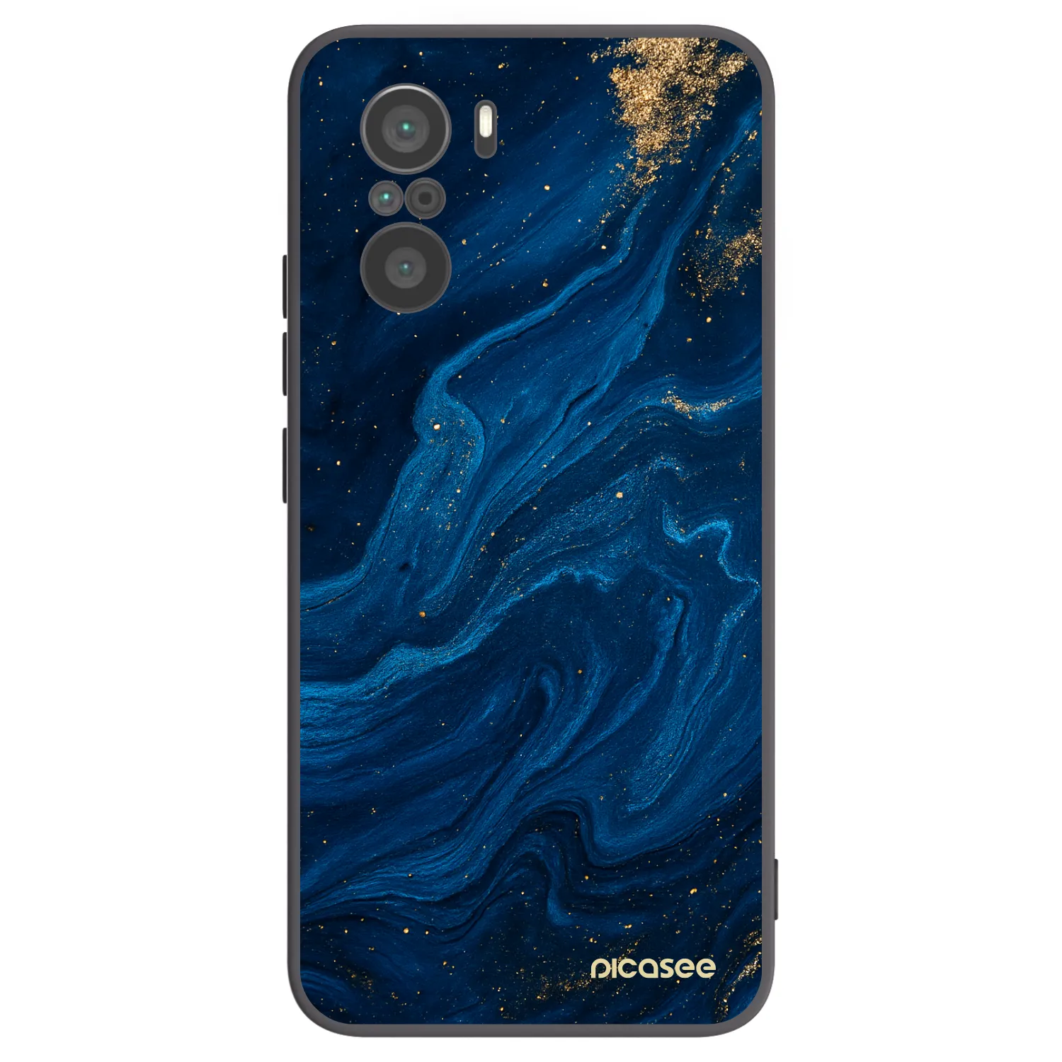 Picasee silikonski črni ovitek za Xiaomi Poco F3 - Blue