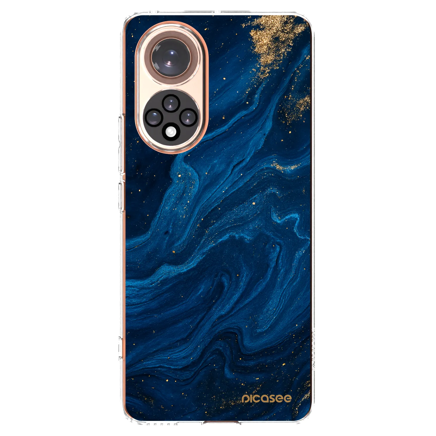 Picasee silikonski prozorni ovitek za Huawei Nova 9 - Blue