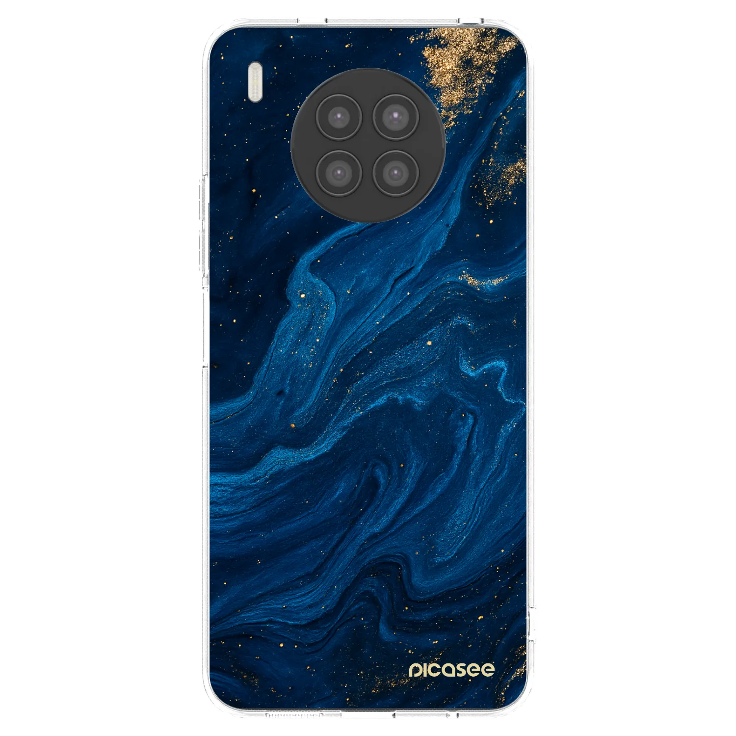 Picasee silikonski prozorni ovitek za Huawei Nova 8i - Blue