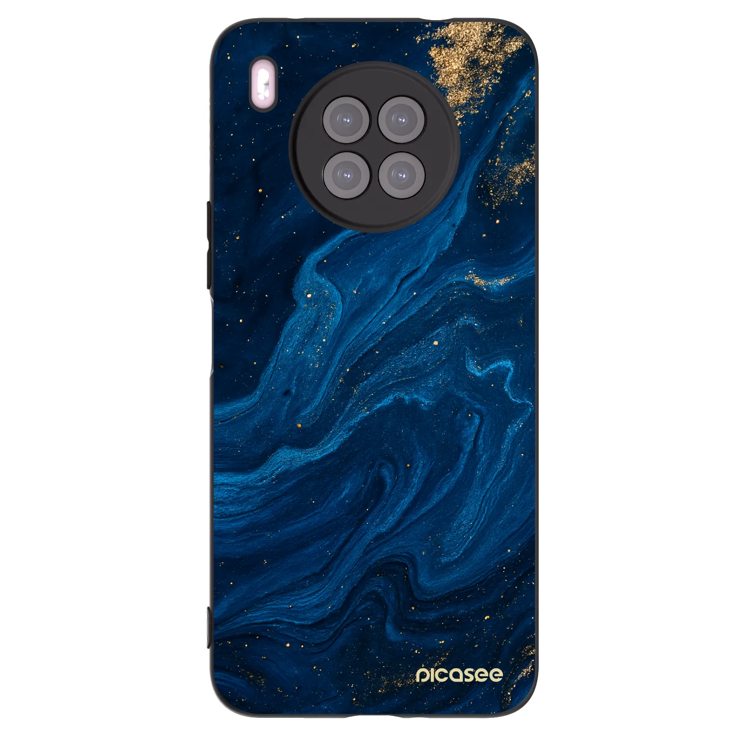 Picasee silikonski črni ovitek za Huawei Nova 8i - Blue