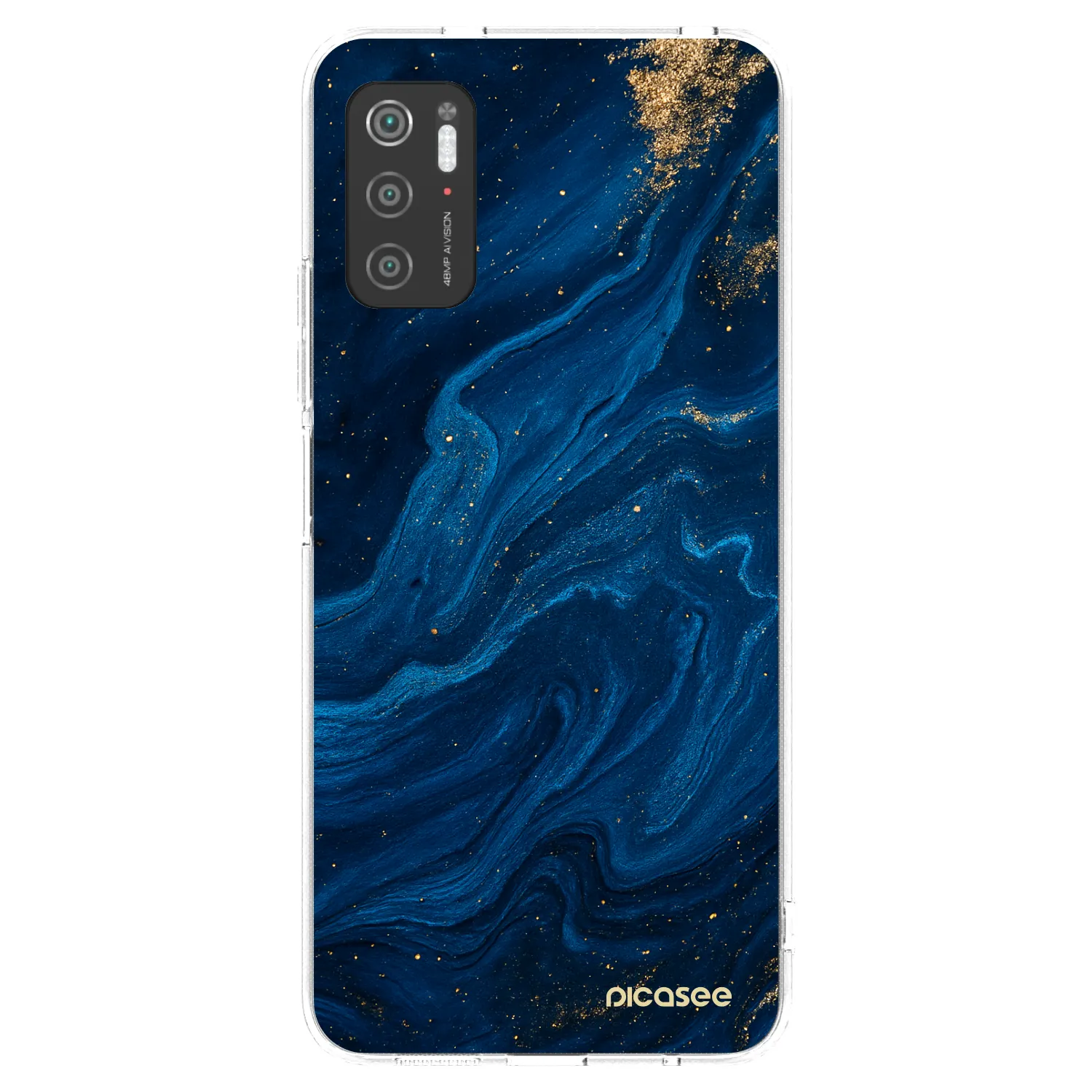 Picasee silikonski prozorni ovitek za Xiaomi Poco M3 Pro 5G - Blue