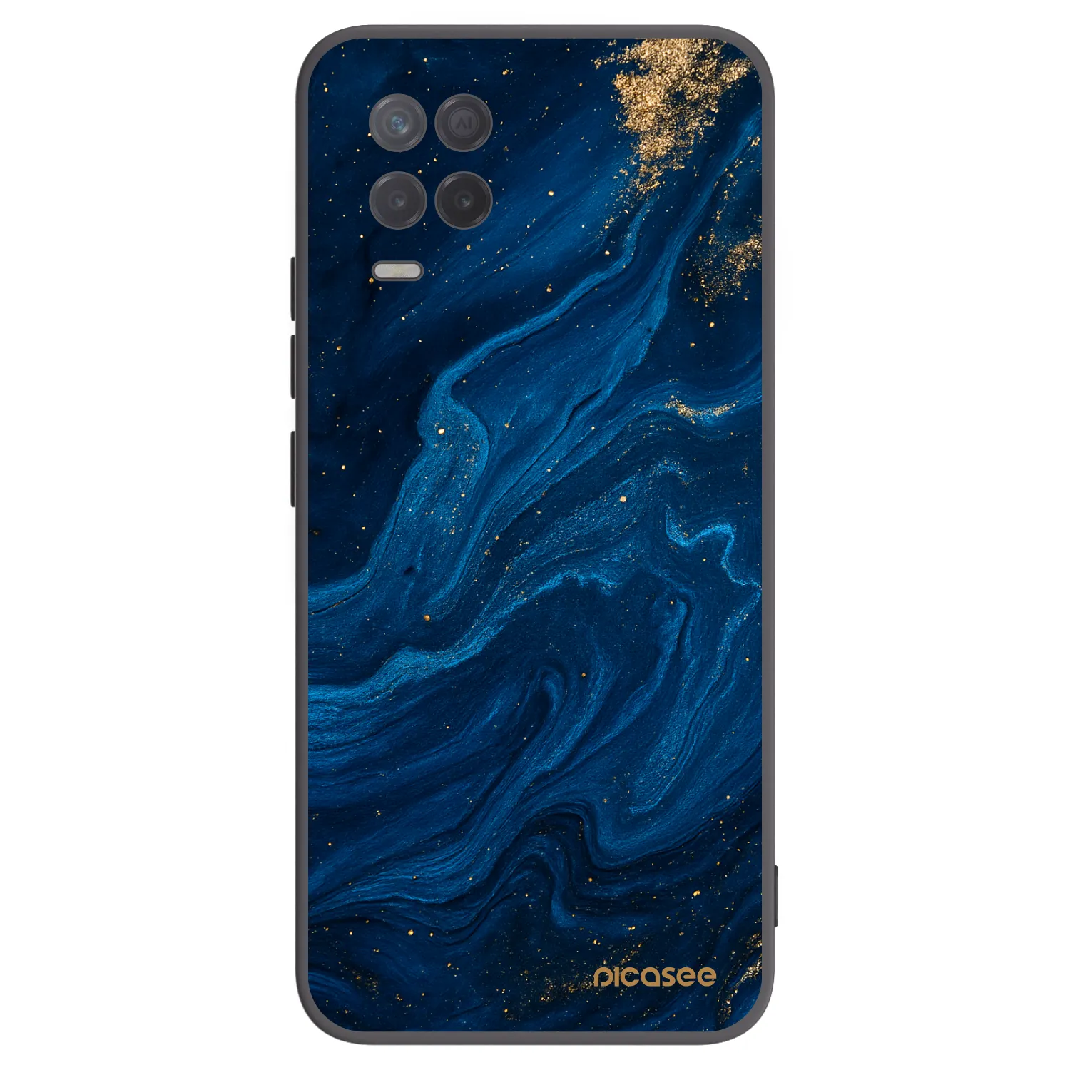 Picasee silikonski črni ovitek za Realme 8 5G - Blue