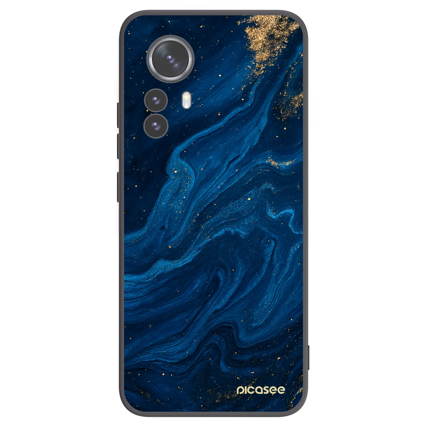Picasee silikonski črni ovitek za Xiaomi 12 Pro - Blue