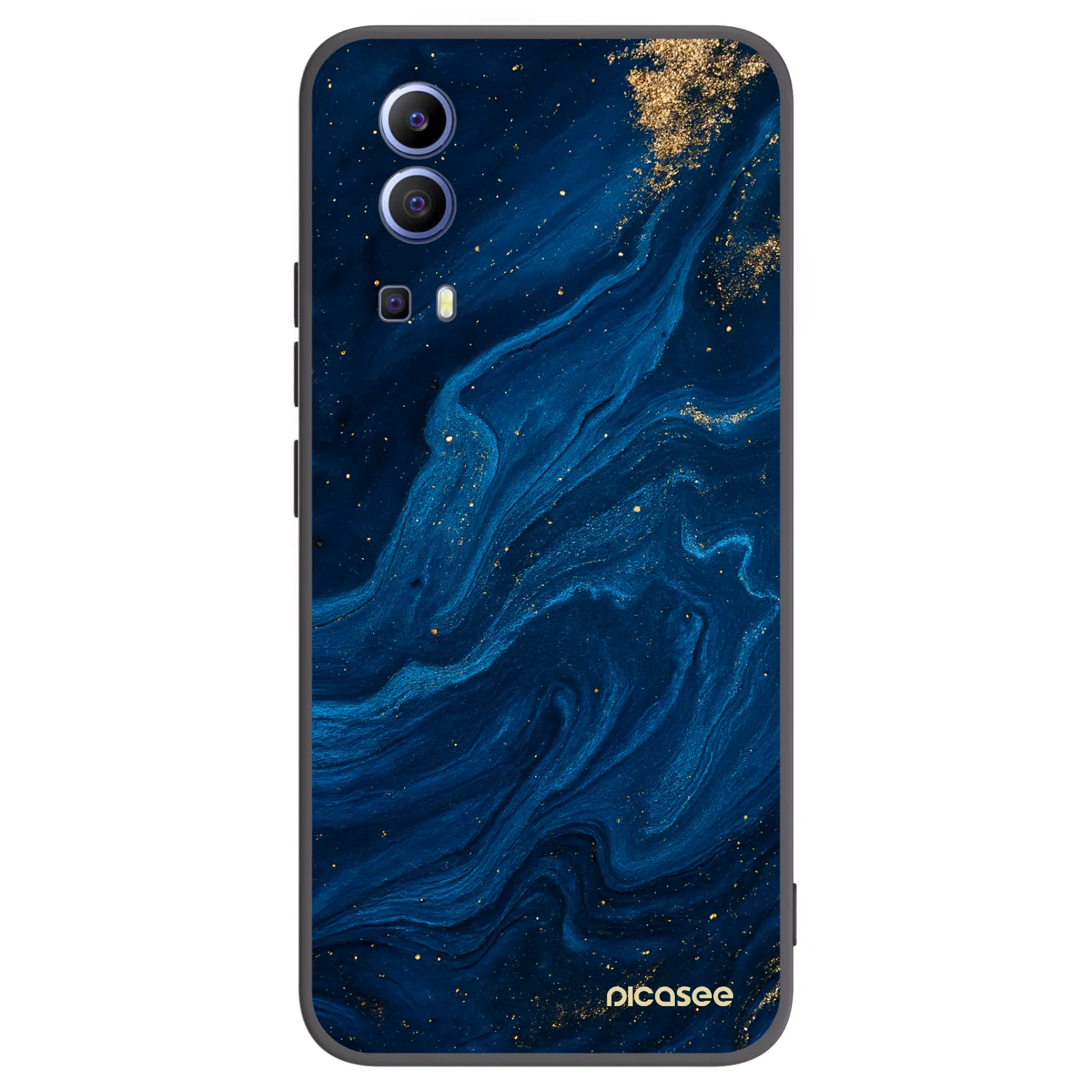 Picasee silikonski črni ovitek za Vivo Y52 5G - Blue