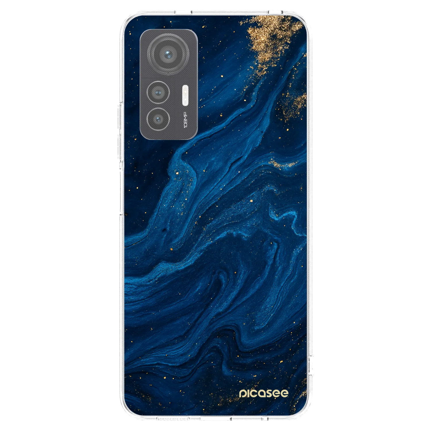 Picasee silikonski prozorni ovitek za Xiaomi 12 Lite - Blue