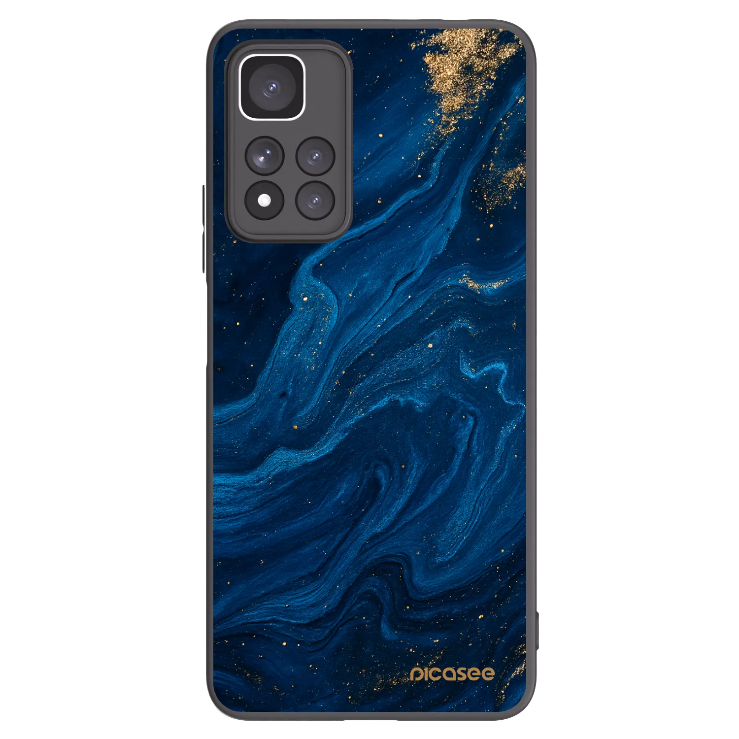 Picasee silikonski črni ovitek za Xiaomi Redmi Note 11 Pro+ 5G - Blue