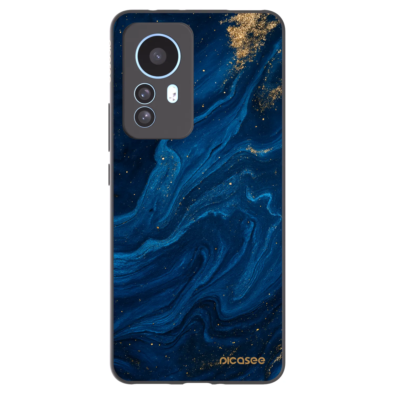Picasee silikonski črni ovitek za Xiaomi 12T Pro - Blue