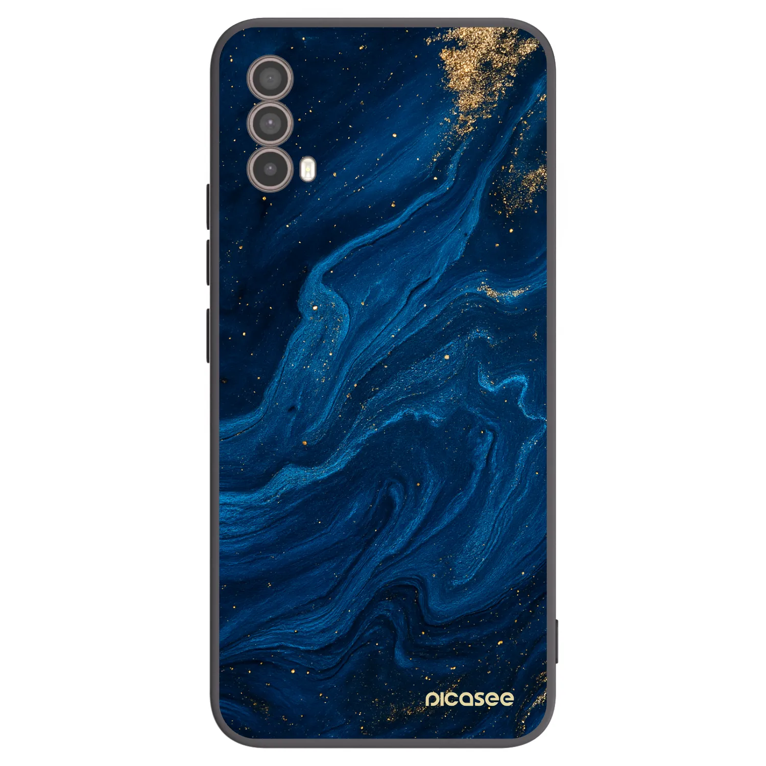Picasee silikonski črni ovitek za Motorola Moto E40 - Blue