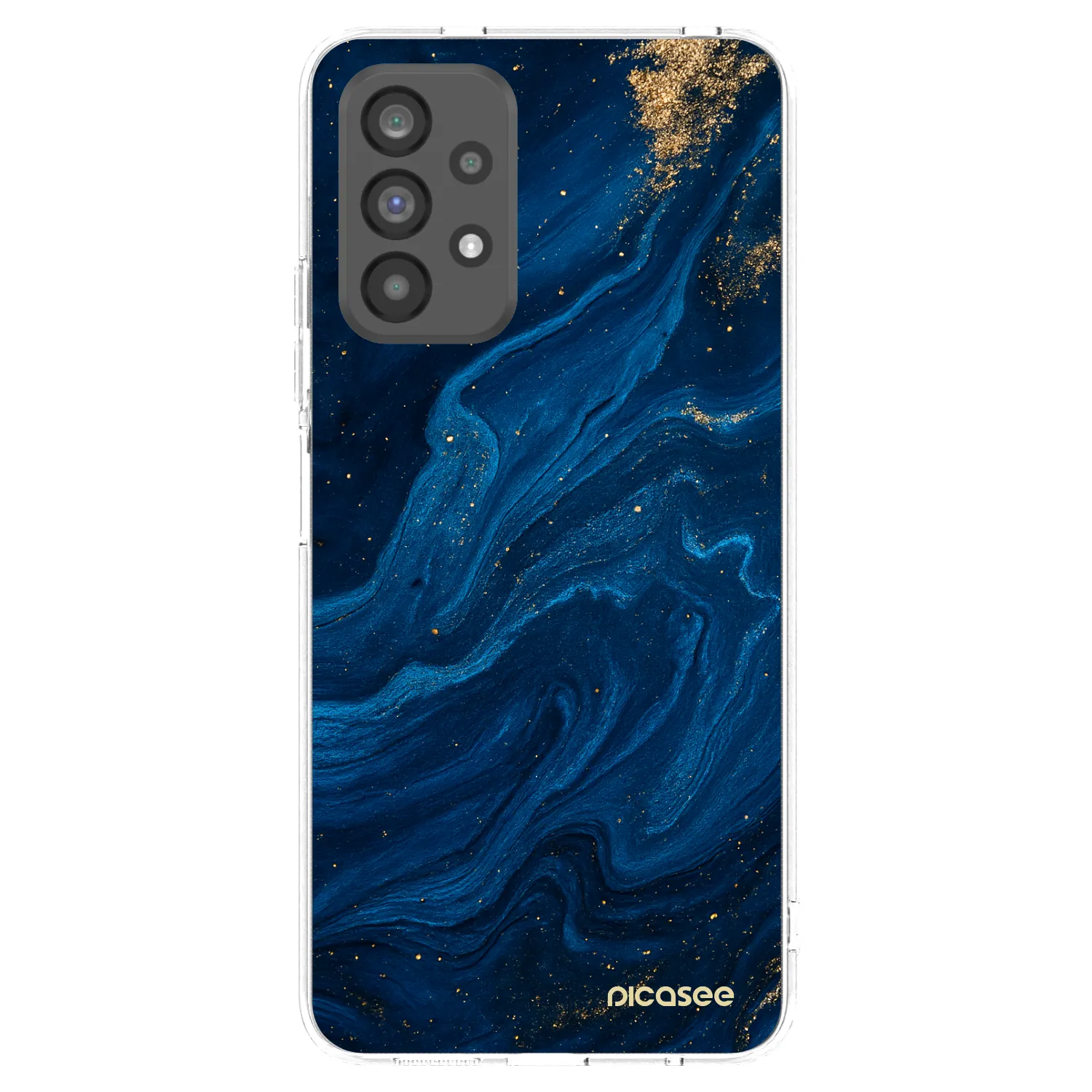 Picasee silikonski prozorni ovitek za Samsung Galaxy A73 5G - Blue