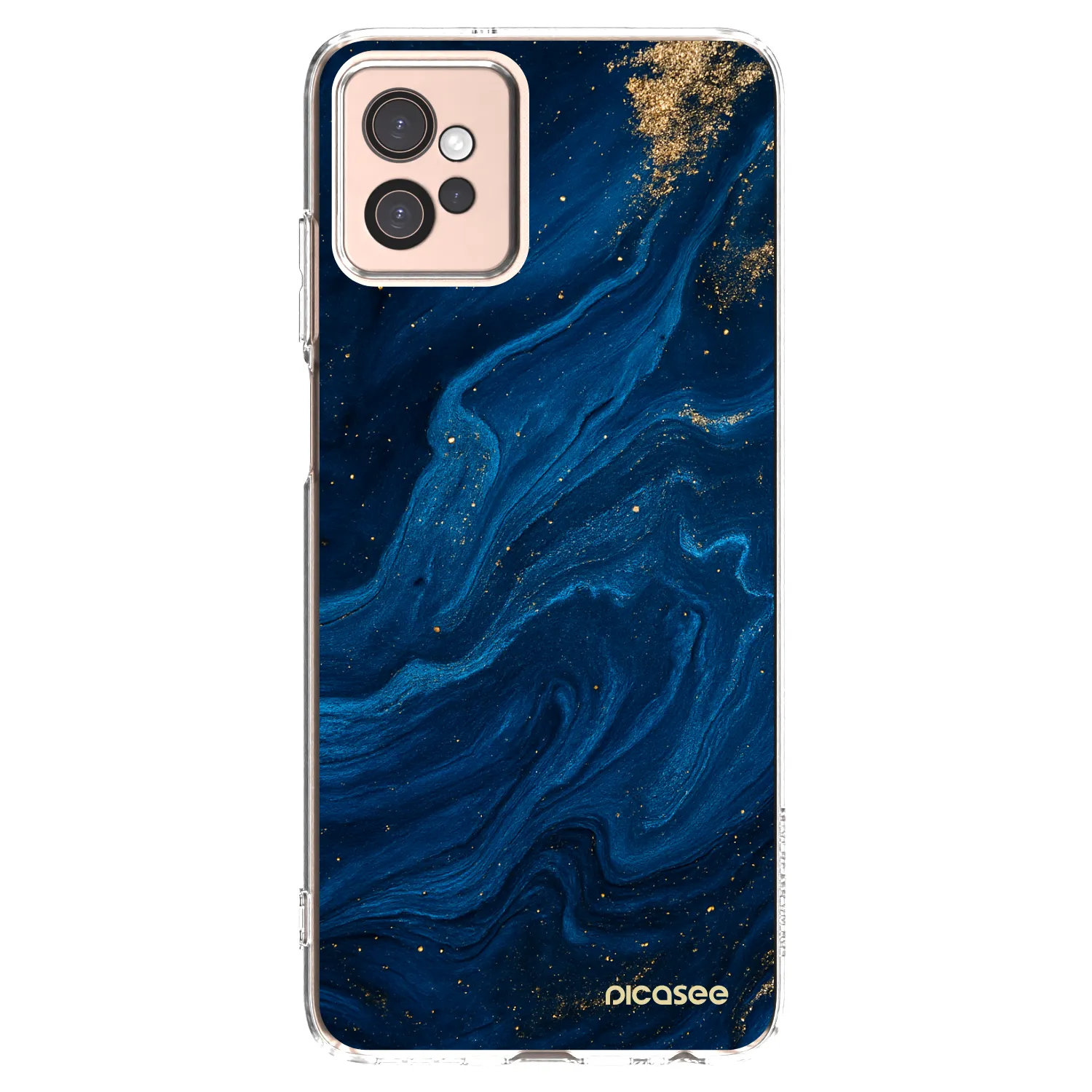Picasee silikonski prozorni ovitek za Motorola Moto G32 - Blue