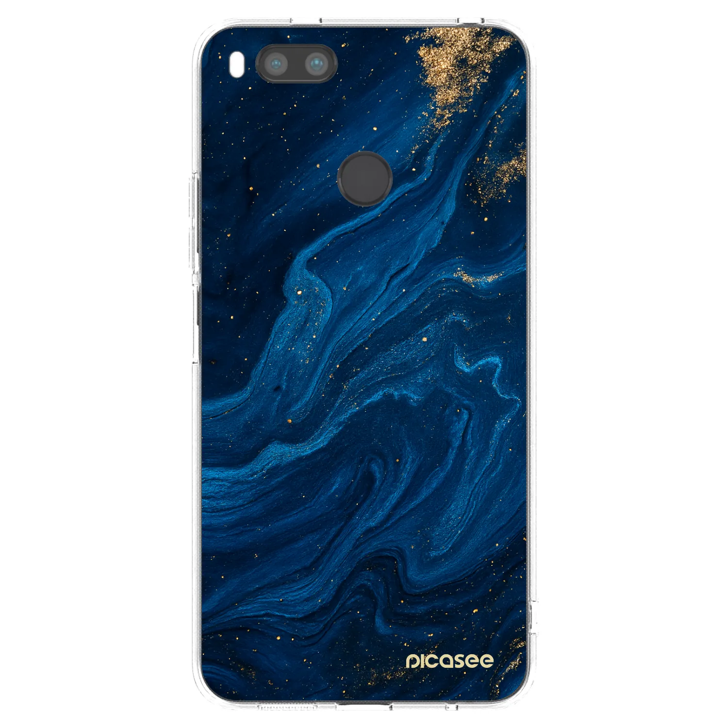 Picasee silikonski prozorni ovitek za Xiaomi Redmi A1 - Blue