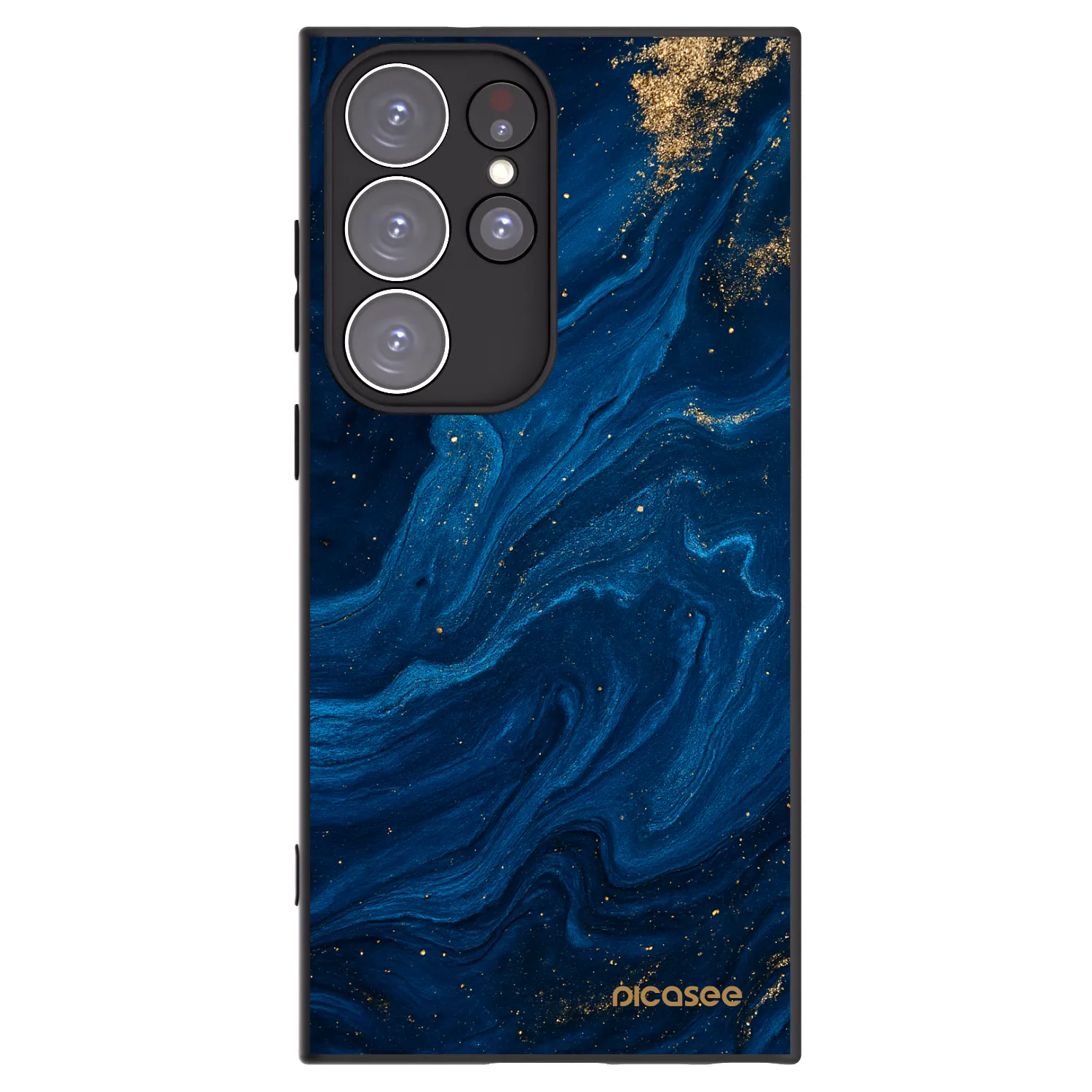 Picasee silikonski črni ovitek za Samsung Galaxy S23 Ultra 5G - Blue