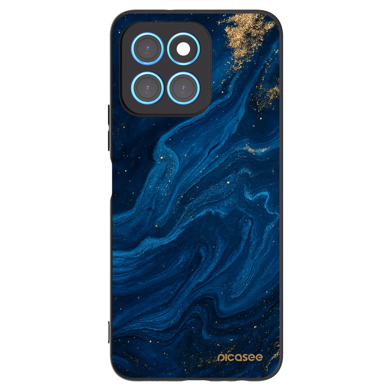 Picasee silikonski črni ovitek za Honor X6 - Blue