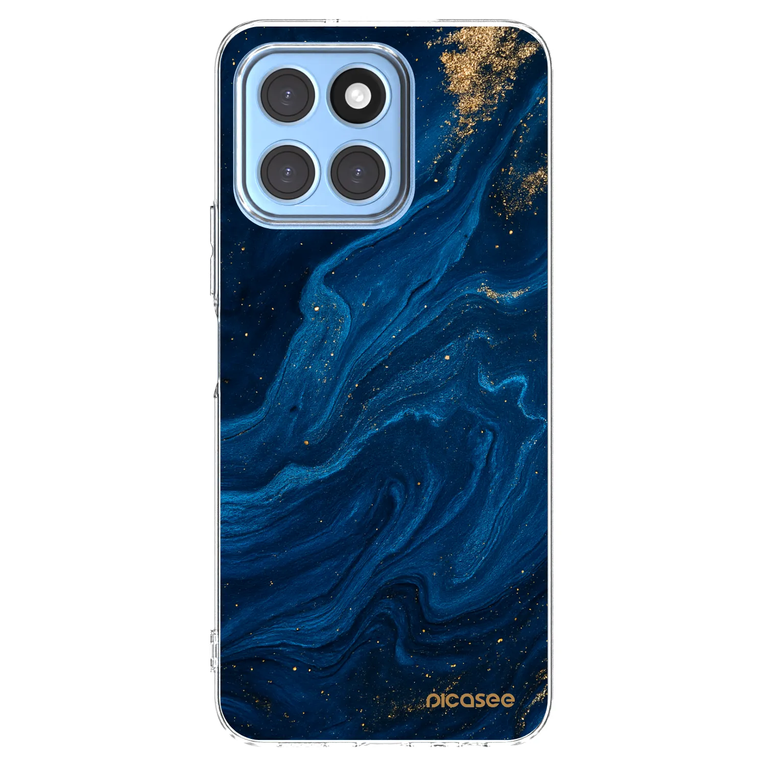 Picasee silikonski prozorni ovitek za Honor X6 - Blue