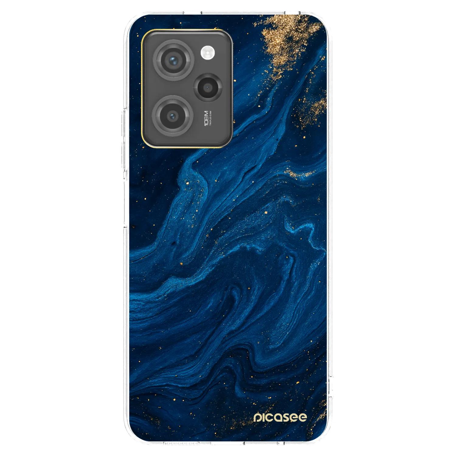 Picasee silikonski prozorni ovitek za Xiaomi Poco X5 Pro - Blue