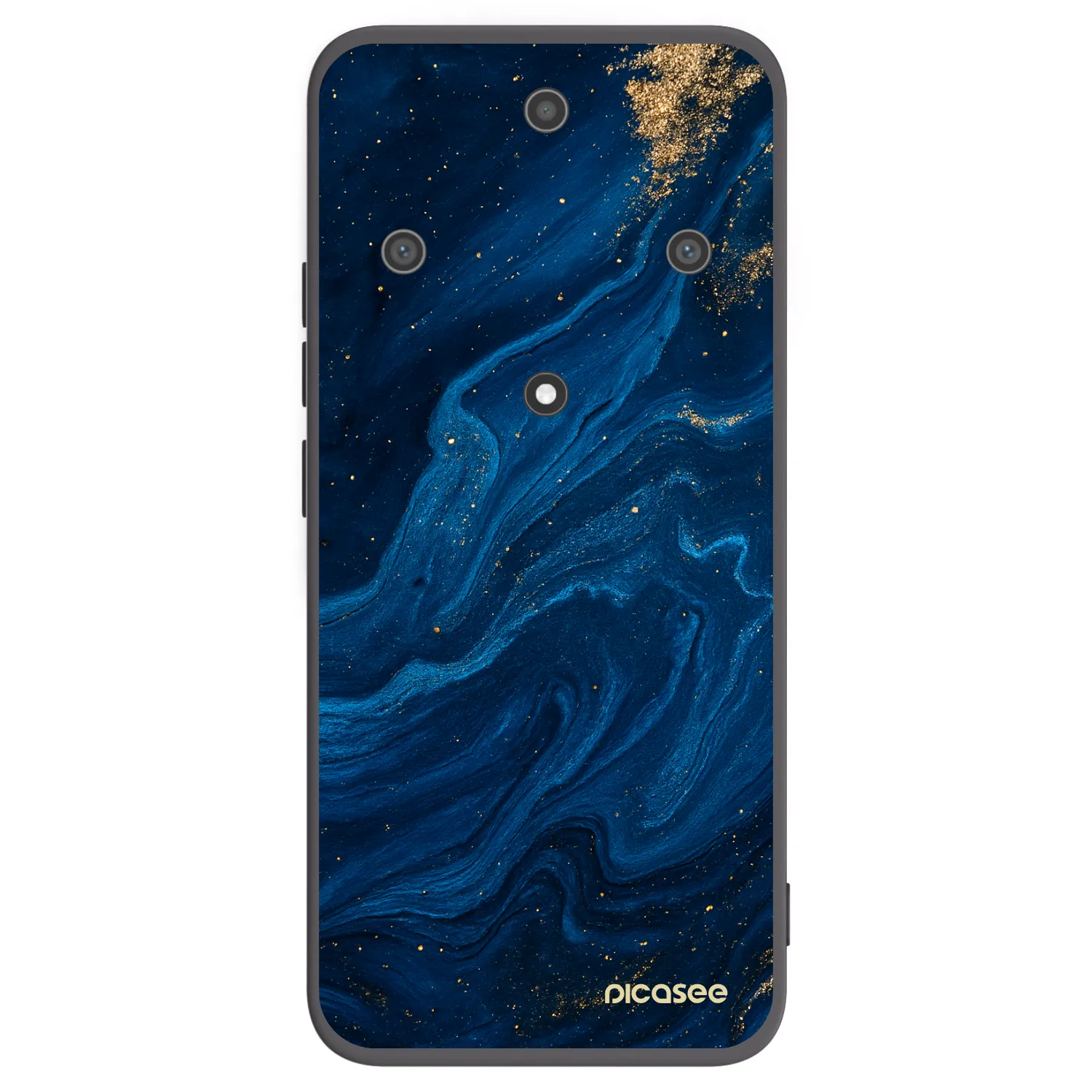 Picasee silikonski črni ovitek za Honor Magic5 Lite 5G - Blue
