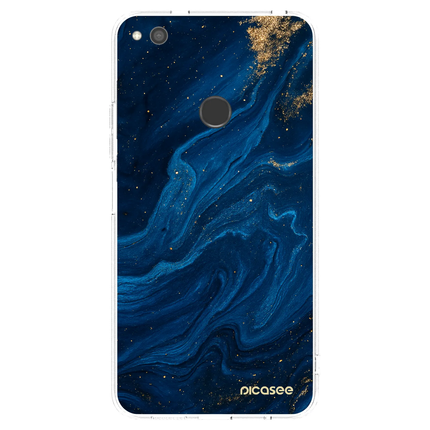 Picasee silikonski prozorni ovitek za Huawei P9 Lite 2017 - Blue