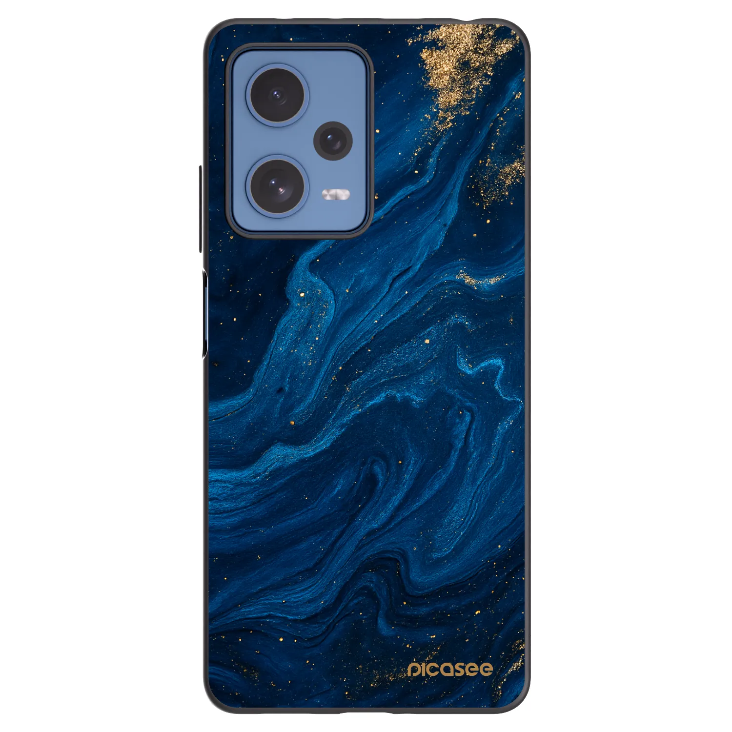 Picasee silikonski črni ovitek za Xiaomi Redmi Note 12 Pro 5G - Blue