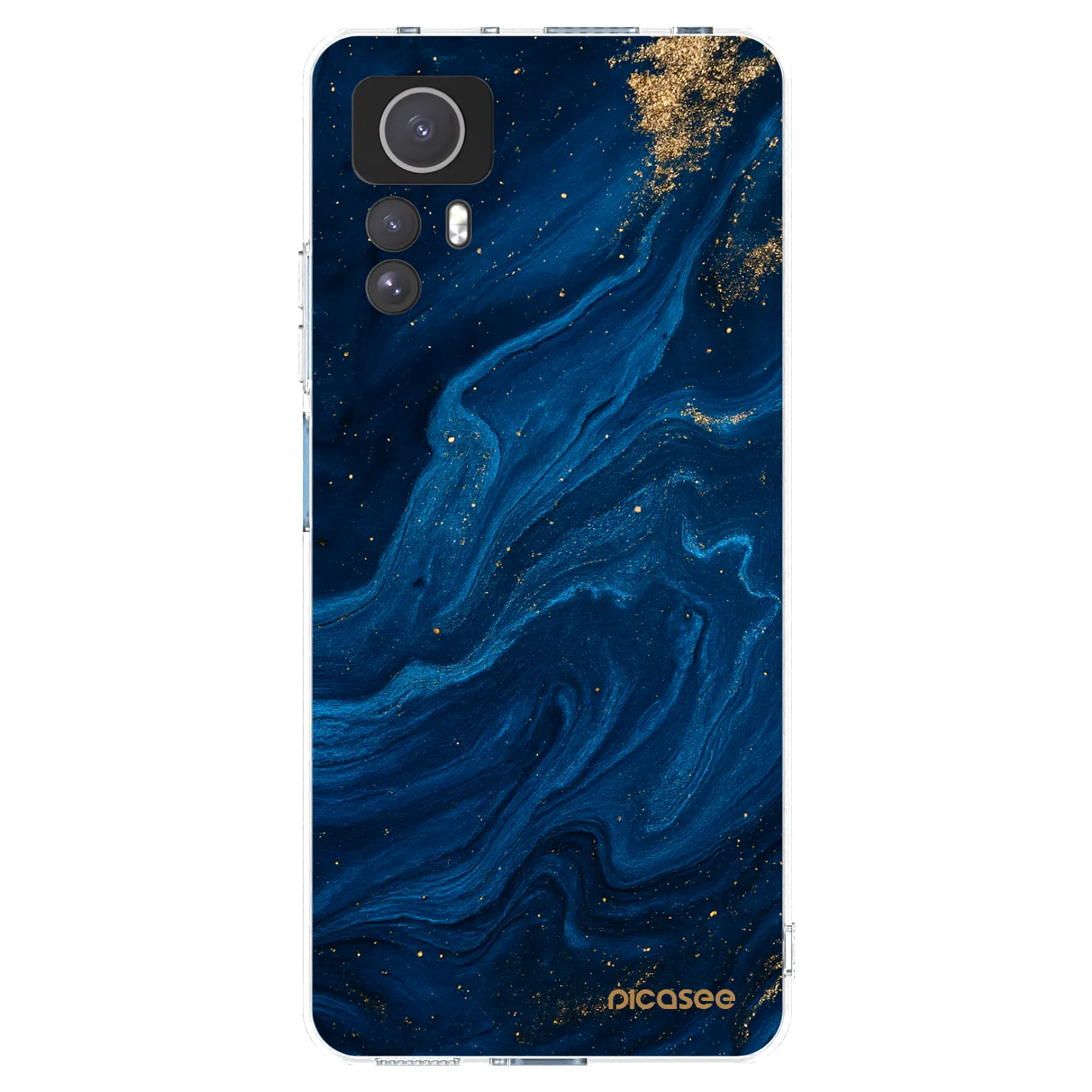 Picasee silikonski prozorni ovitek za Xiaomi Redmi Note 12S - Blue