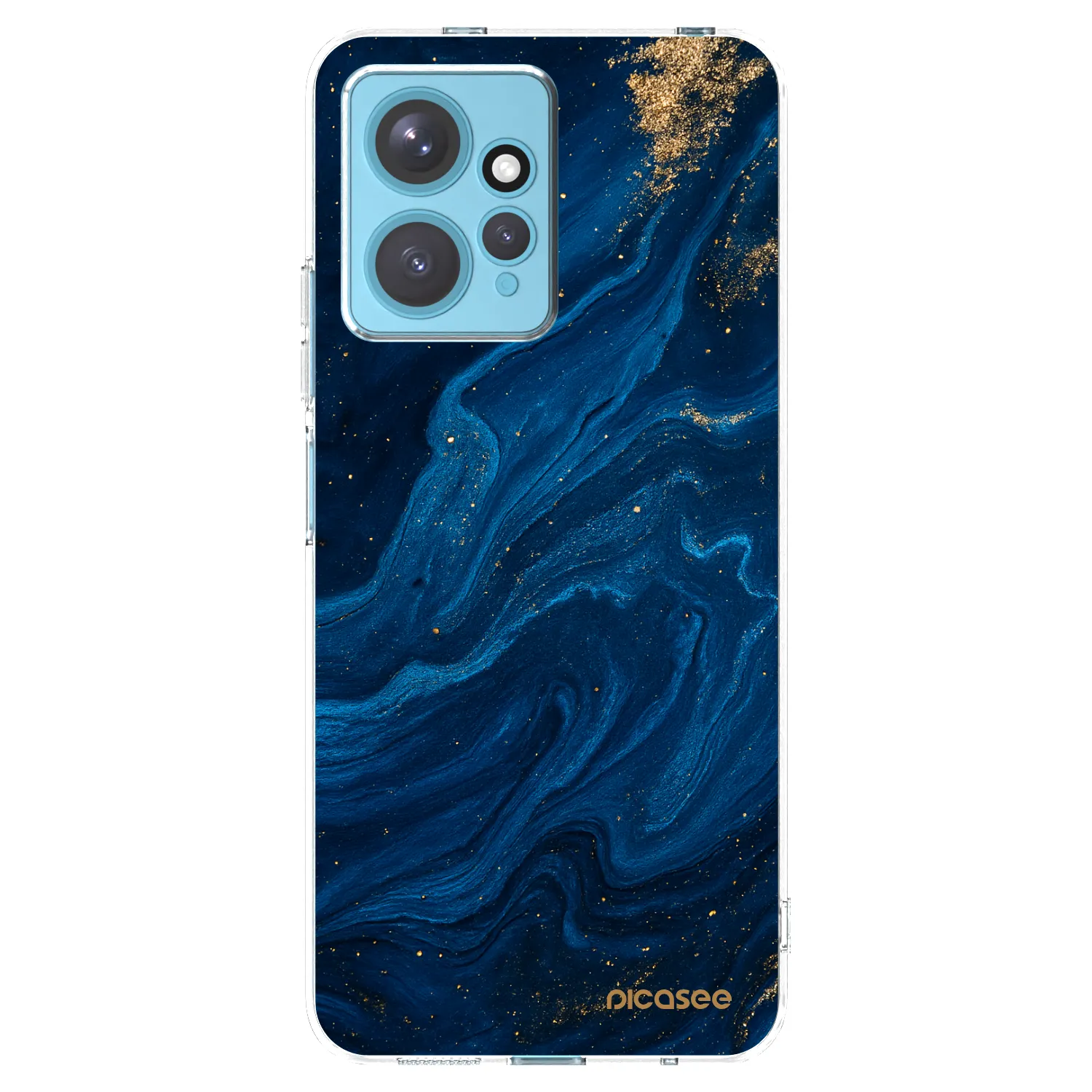 Picasee silikonski prozorni ovitek za Xiaomi Redmi Note 12 4G - Blue