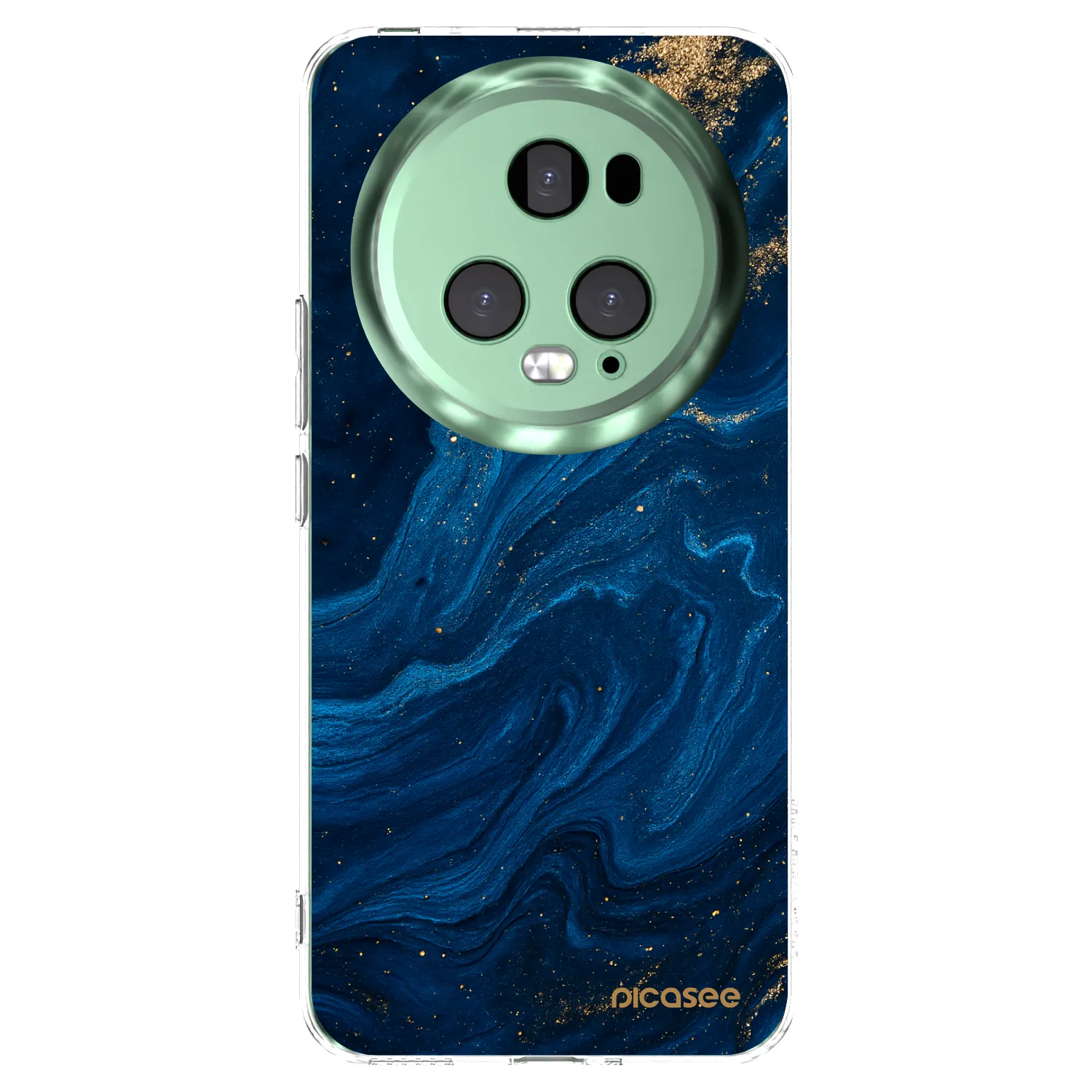 Picasee silikonski prozorni ovitek za Honor Magic5 Pro - Blue