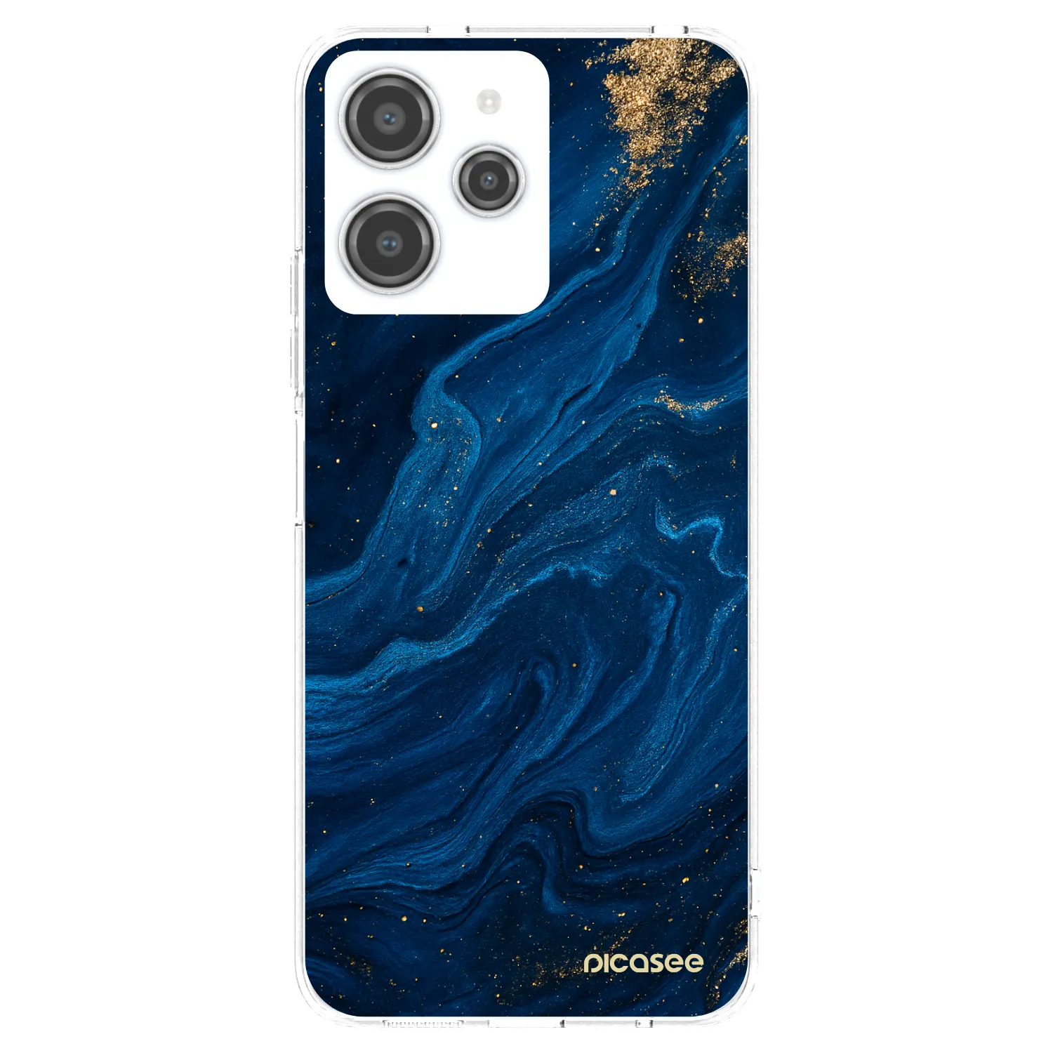 Picasee silikonski prozorni ovitek za Xiaomi Redmi 12 4G - Blue