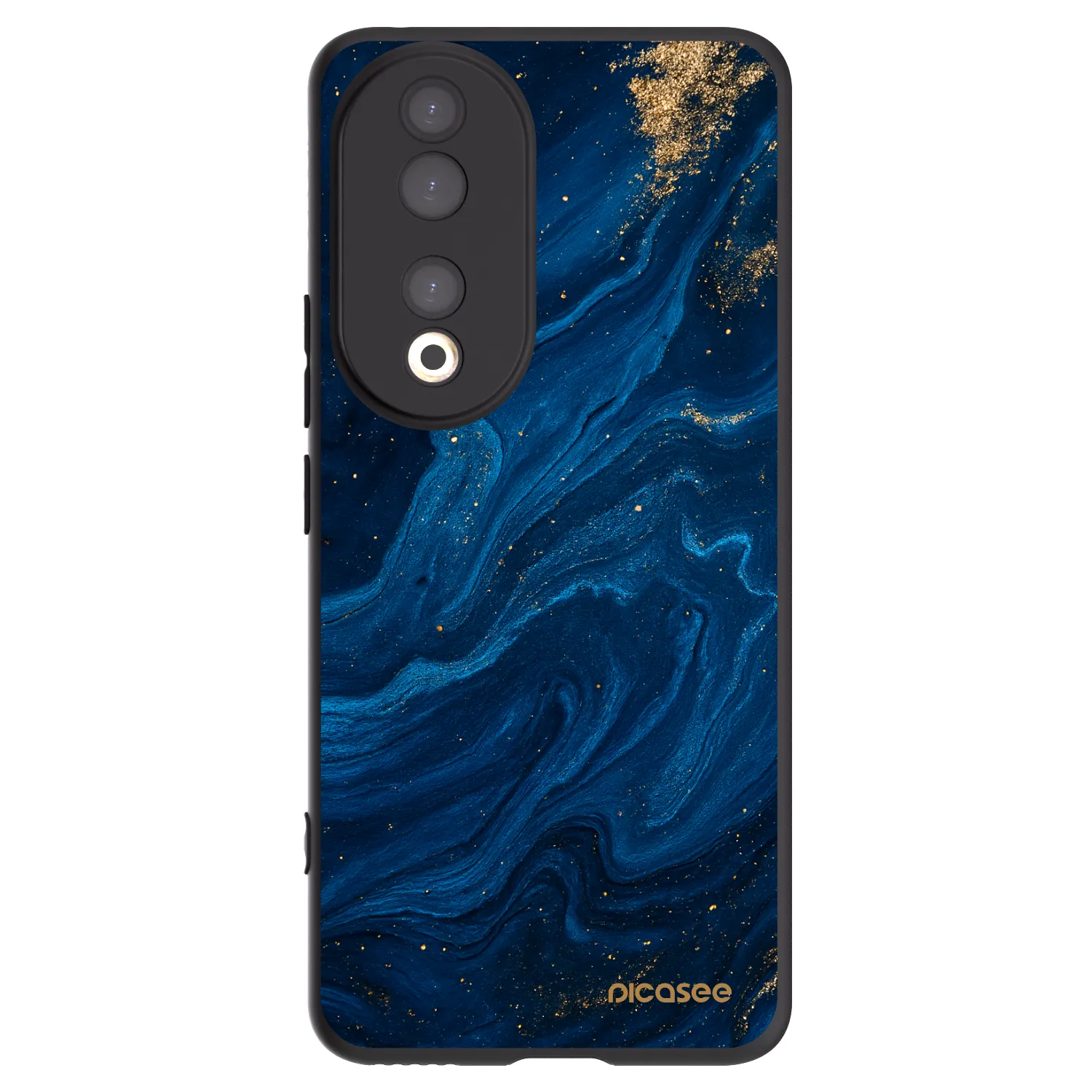 Picasee silikonski črni ovitek za Honor 90 5G - Blue