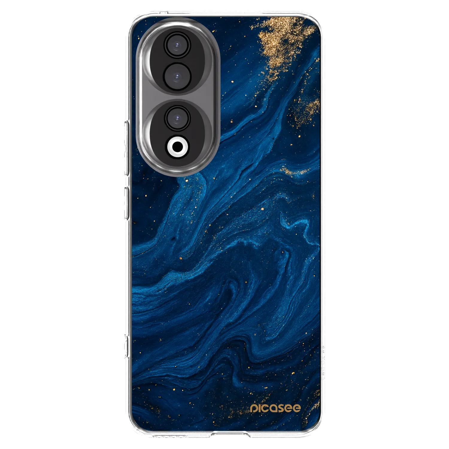Picasee silikonski prozorni ovitek za Honor 90 5G - Blue