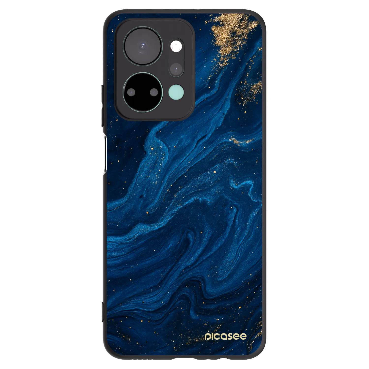 Picasee silikonski črni ovitek za Honor X7a - Blue