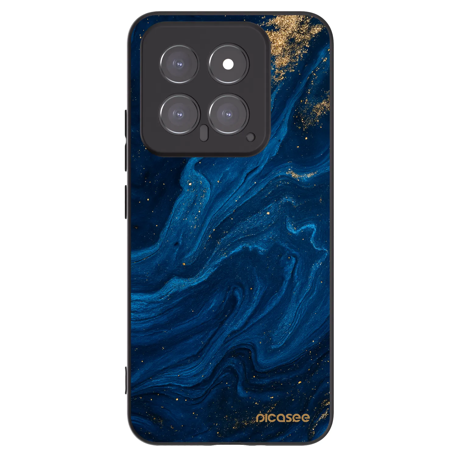 Picasee silikonski črni ovitek za Xiaomi 14 - Blue